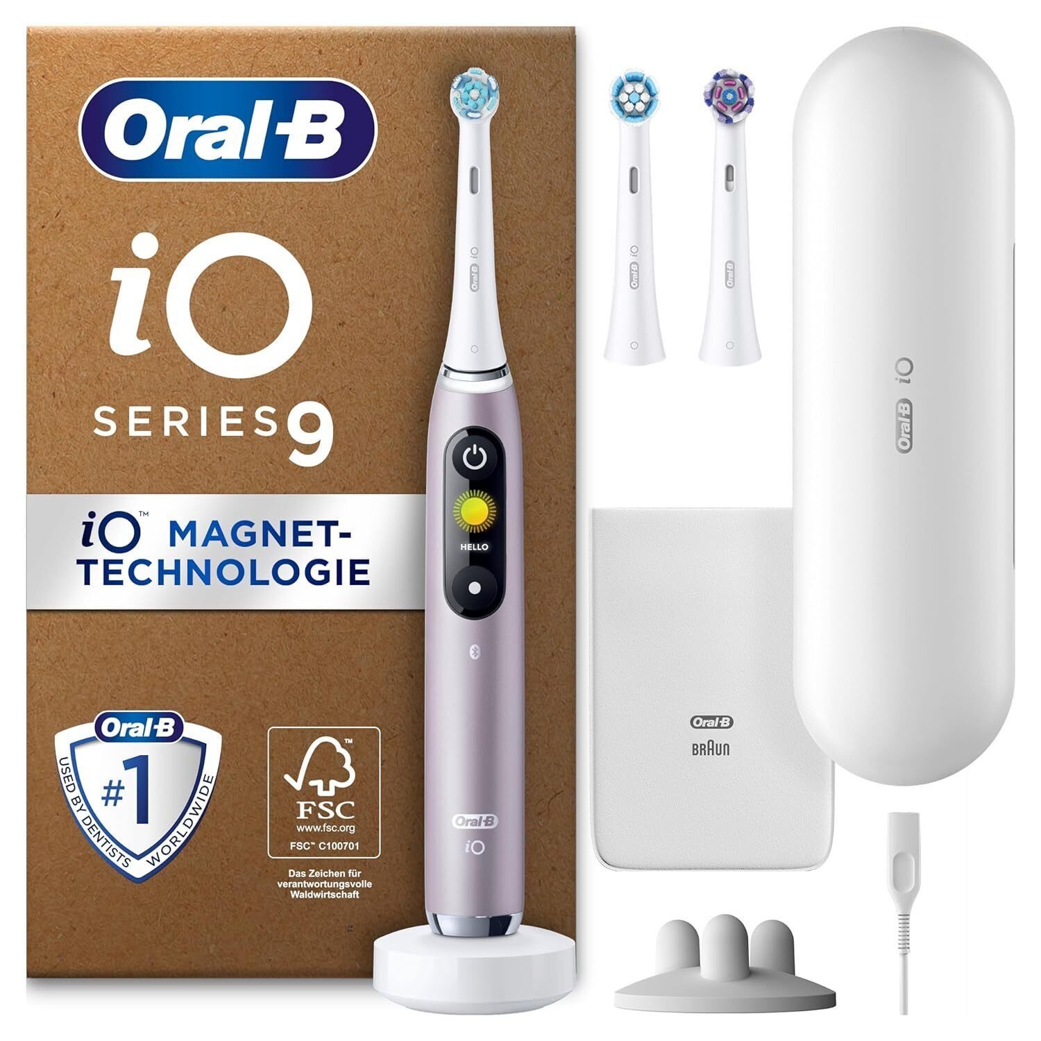 Elektrische Zahnbürste Oral-B iO Series 9 Plus Edition Rosé