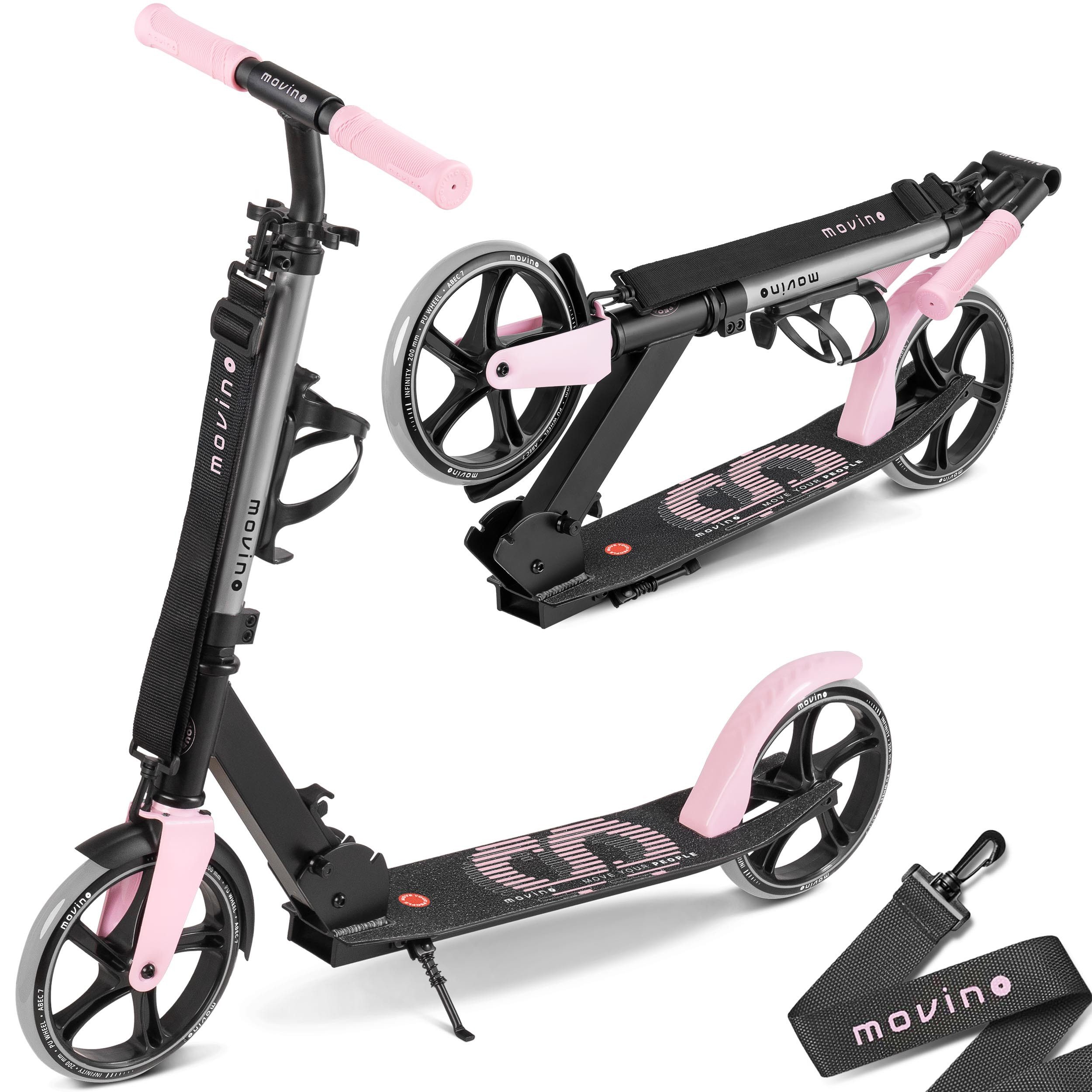 Movino Cityroller MOVINO INFINITY für Kinder & Jugendliche 200 mm klappbar leicht 3,5 kg