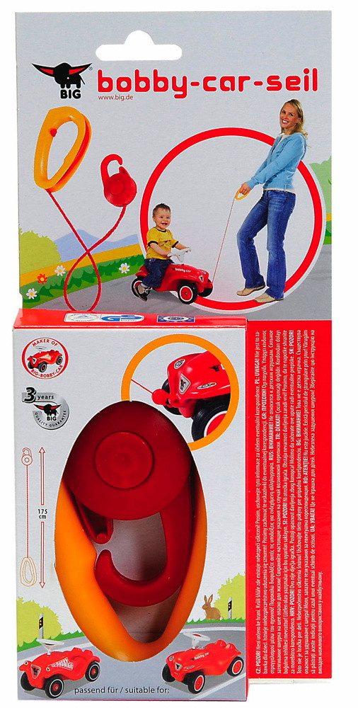 BIG Rutscherauto BIG Outdoor Spielzeug Leine Bobby Car Seil rot 800001265