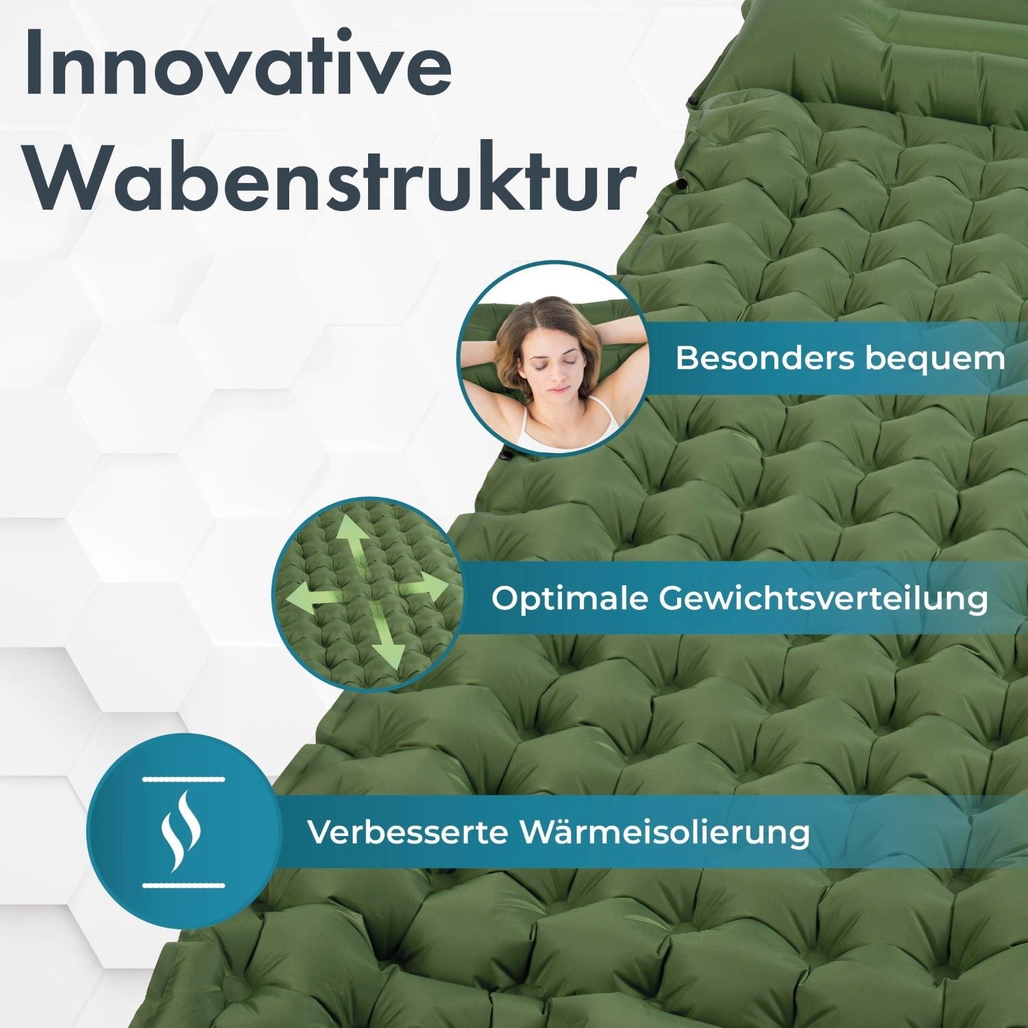 Steinwood Isomatte Ultraleicht mit Reparaturset, Aufblasbare günstig online kaufen