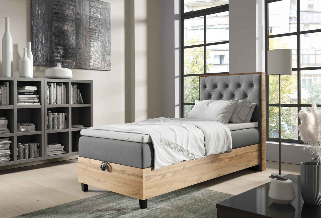 Best for Home Boxspringbett mit Bettkasten Trinity K-14 PLATE SINGLE inkl. günstig online kaufen