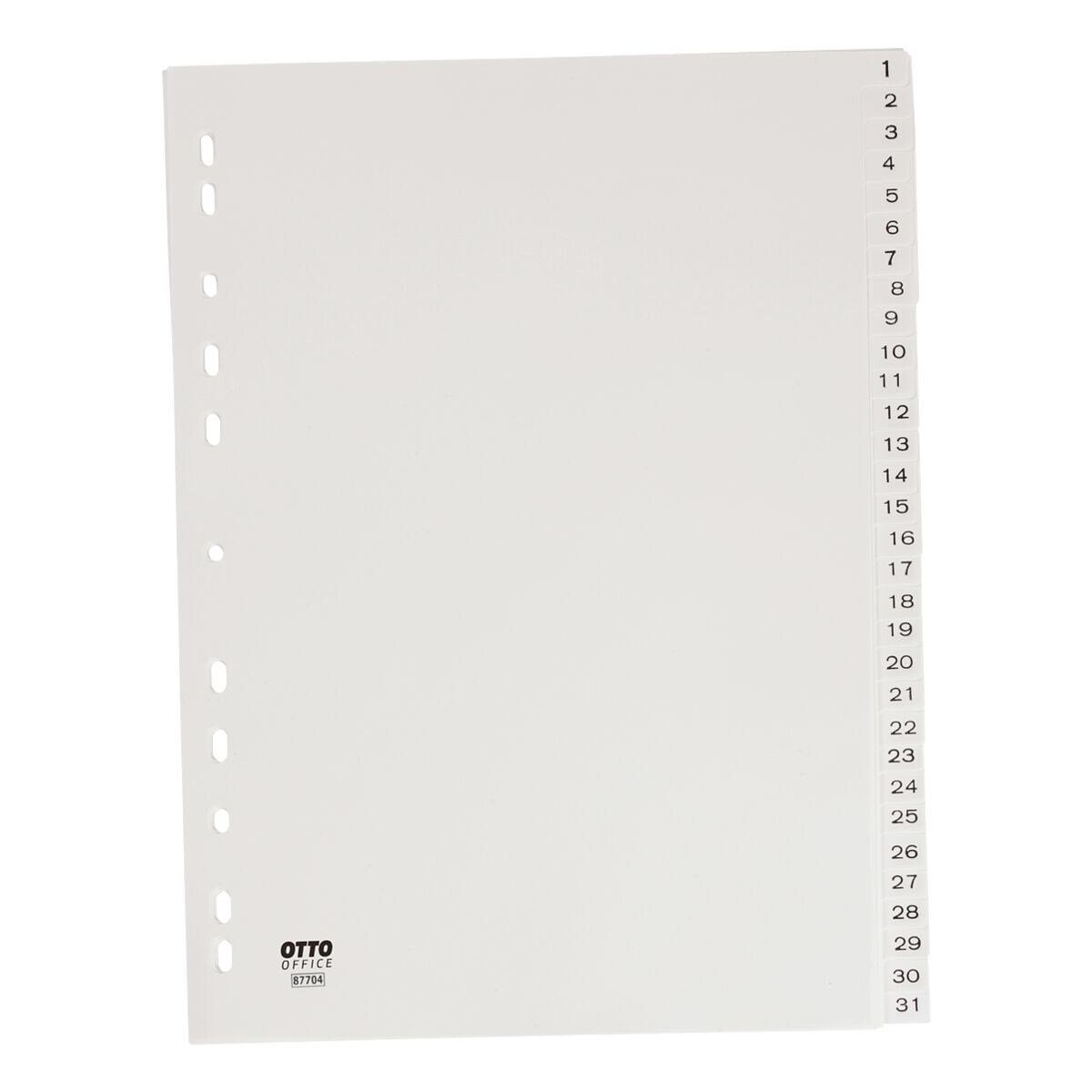 Otto Office Aktenordner, Register 1-31, DIN A4, 31-tlg., Kunststoff