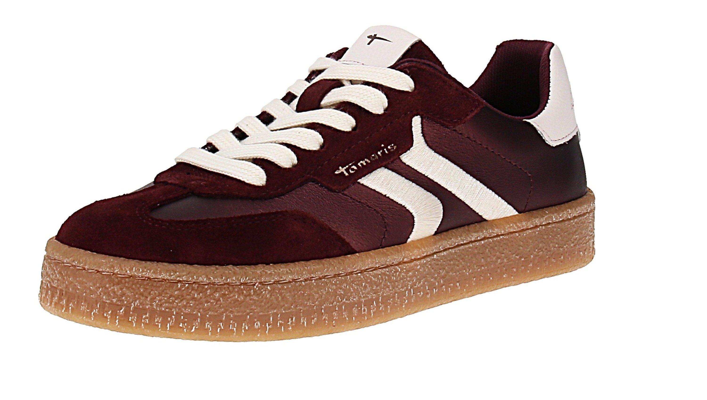 Tamaris Tamaris 1-23723-44 - Damen Sneaker - 594-Bordeax-Met. Sneaker