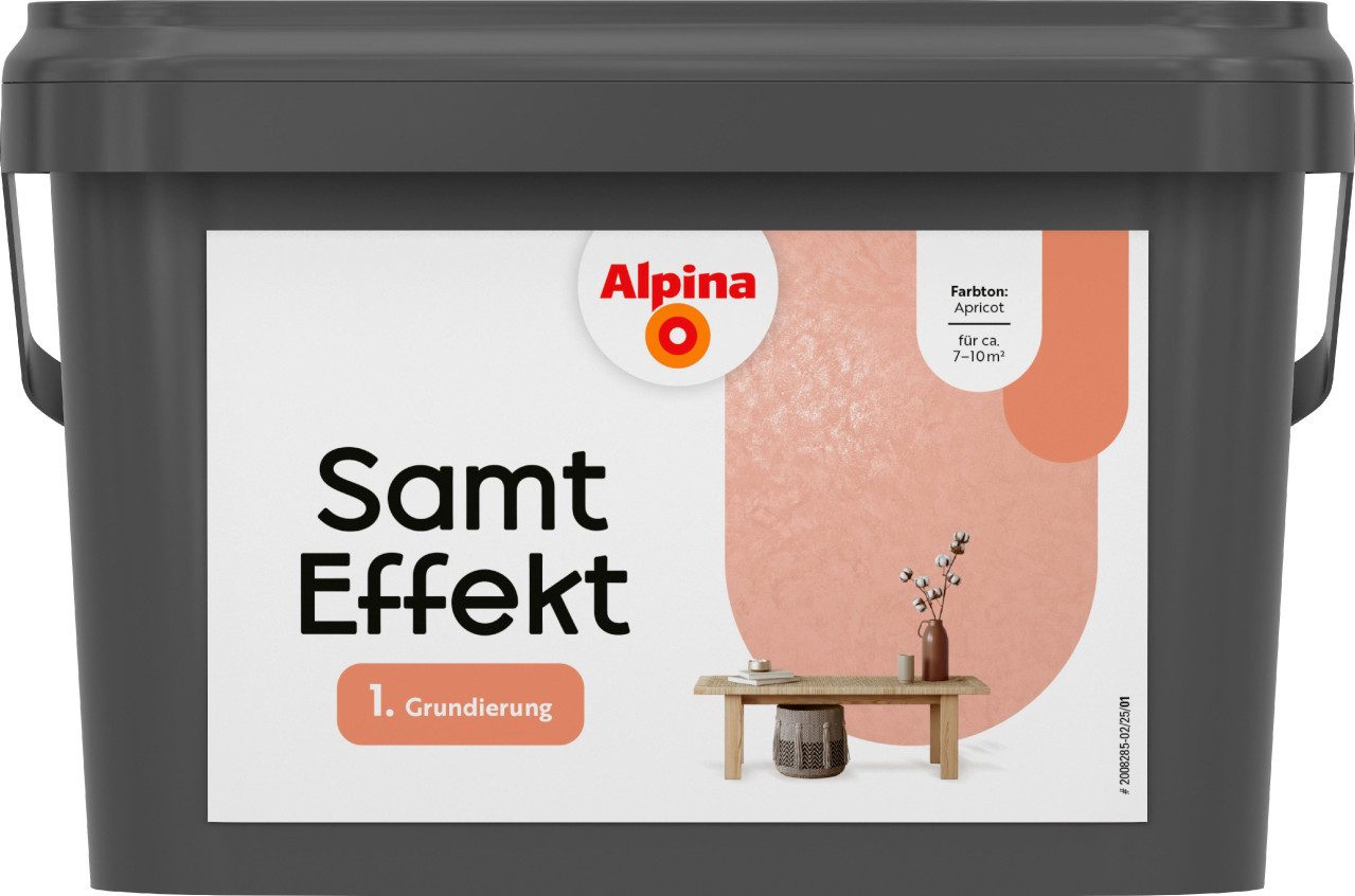 Alpina Wandgrundierung Alpina Grundierung für Effektfarben apricot 2,5 L
