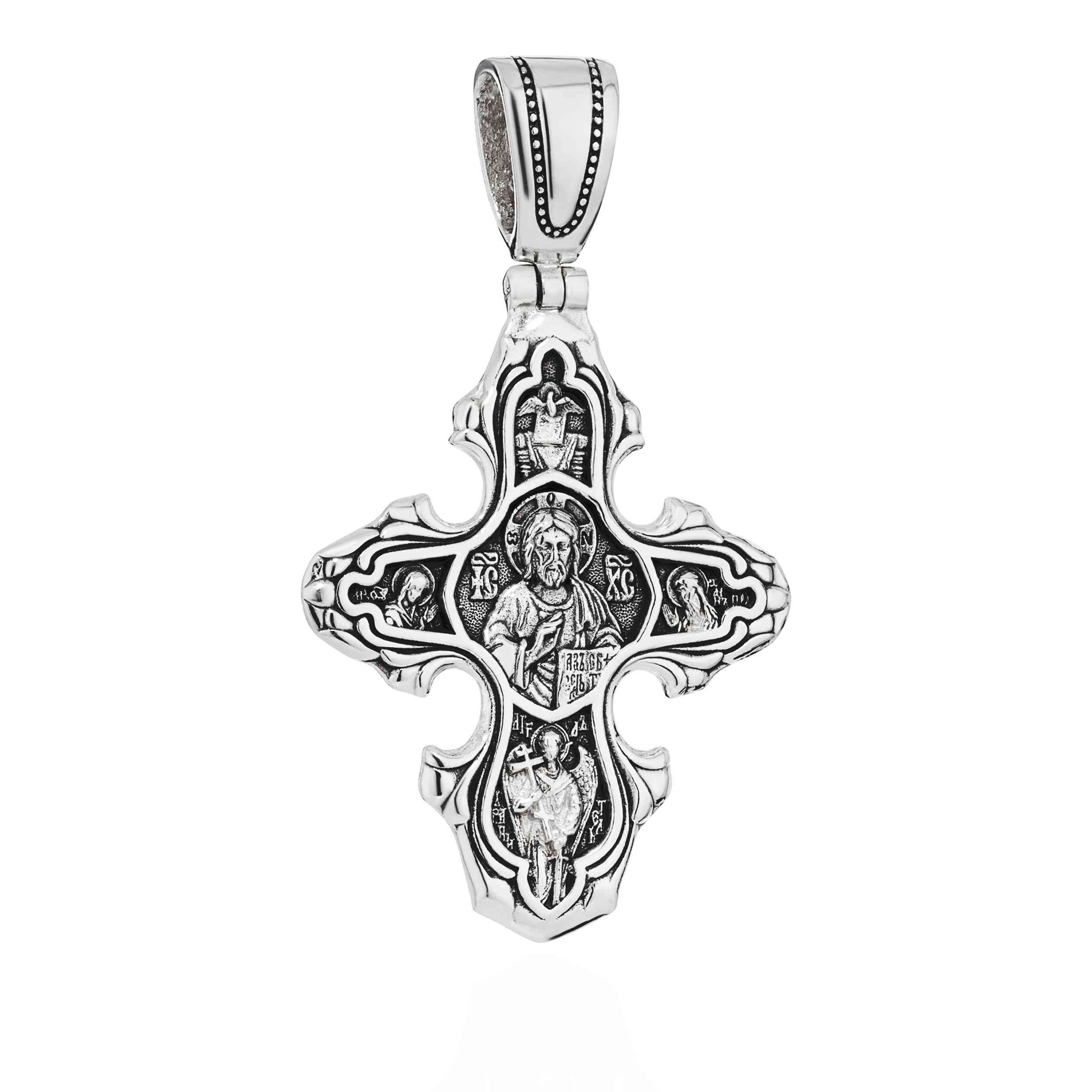 Kettenanhänger Exquisiter Kettenanhänger 925 Silber Kreuzifix Jesus 38,6x 29mm Exquis