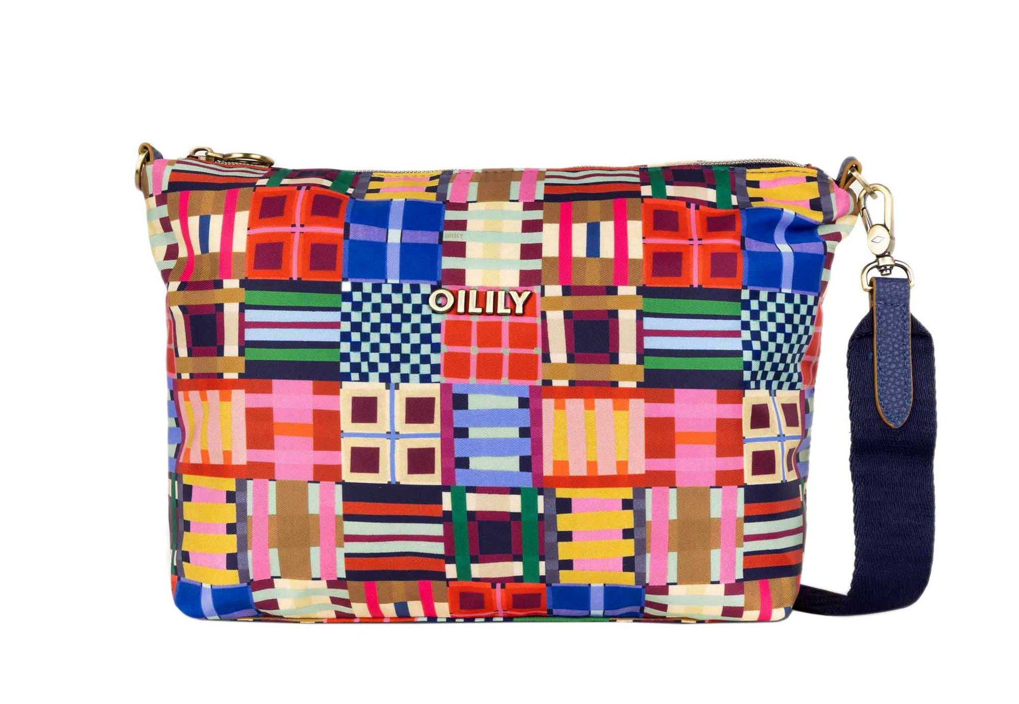 Oilily Umhängetasche Milly Cross Body Wedgewood Tartan Tape