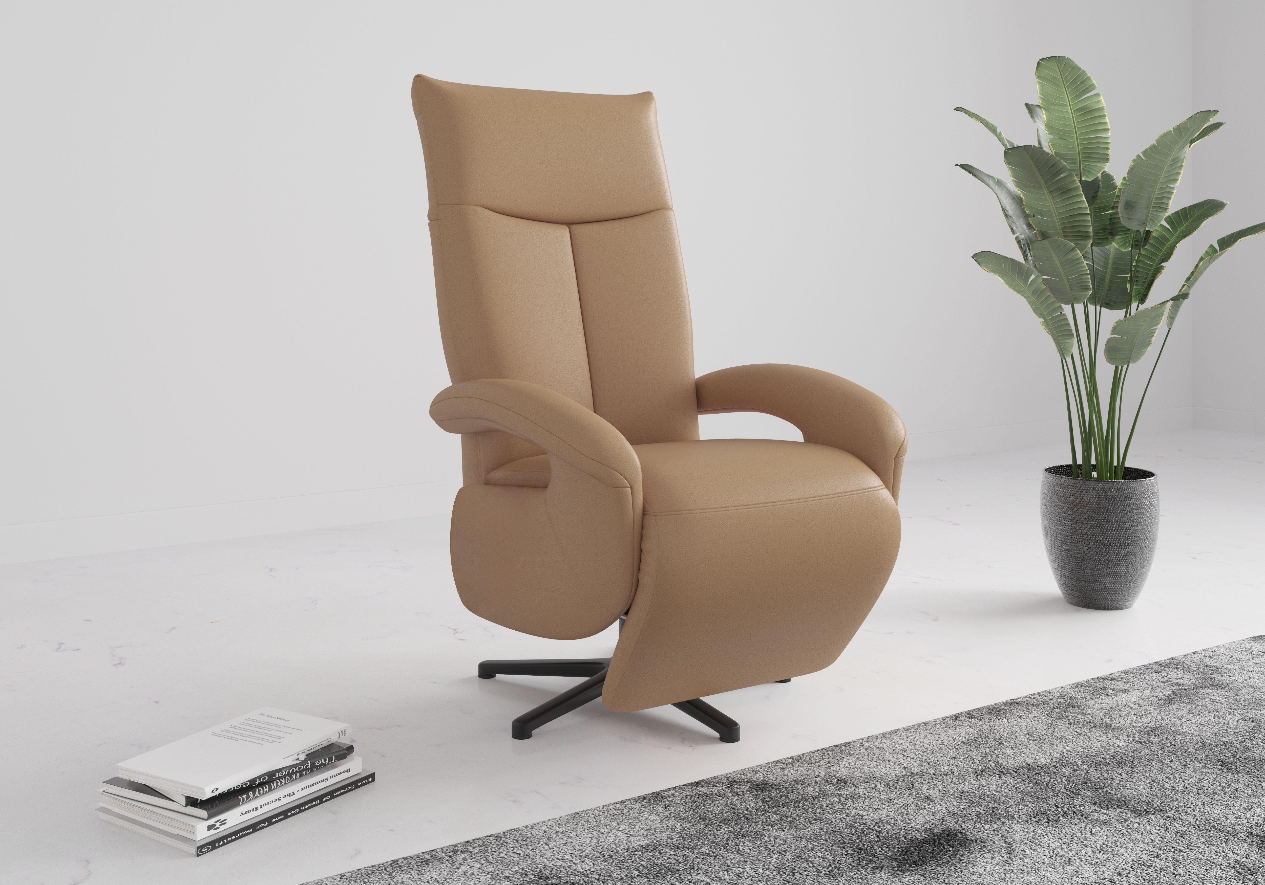 sit&more TV-Sessel Amica, inkl. Kopfteilverstellung & Drehfunktion, wahlweise mit 2 Motoren, Akku und Aufstehhilfe