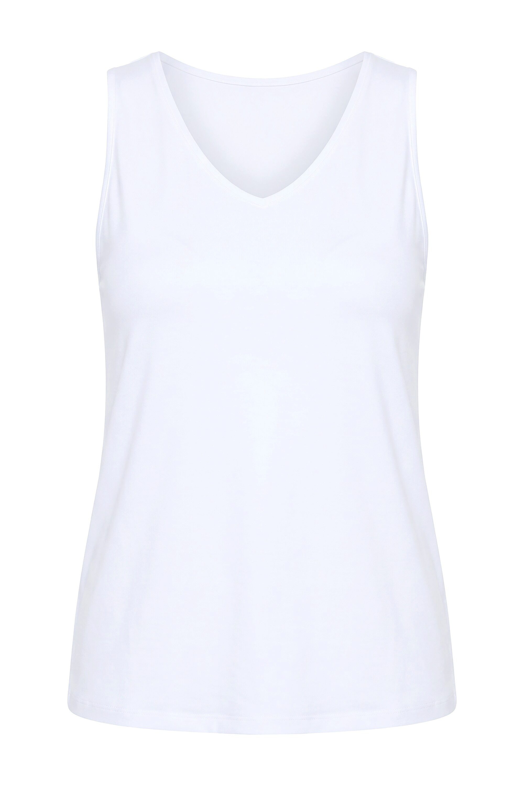Angel of Style Longtop Top A-Linie V-Ausschnitt Seitenschlitze