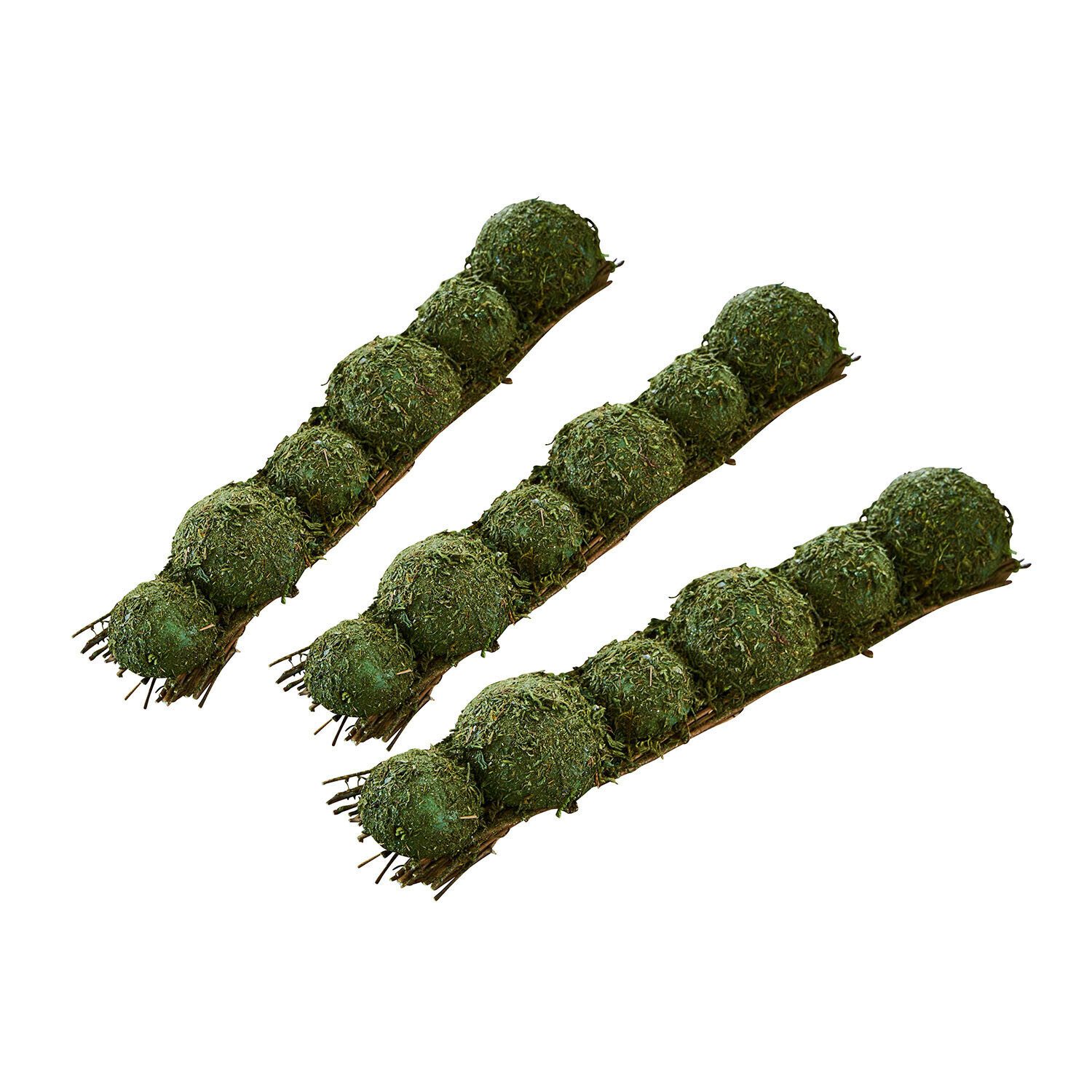 Mirabeau Weihnachtsfigur Moos-Tischdekoration Cassiola grün (kein Set, kein Set)