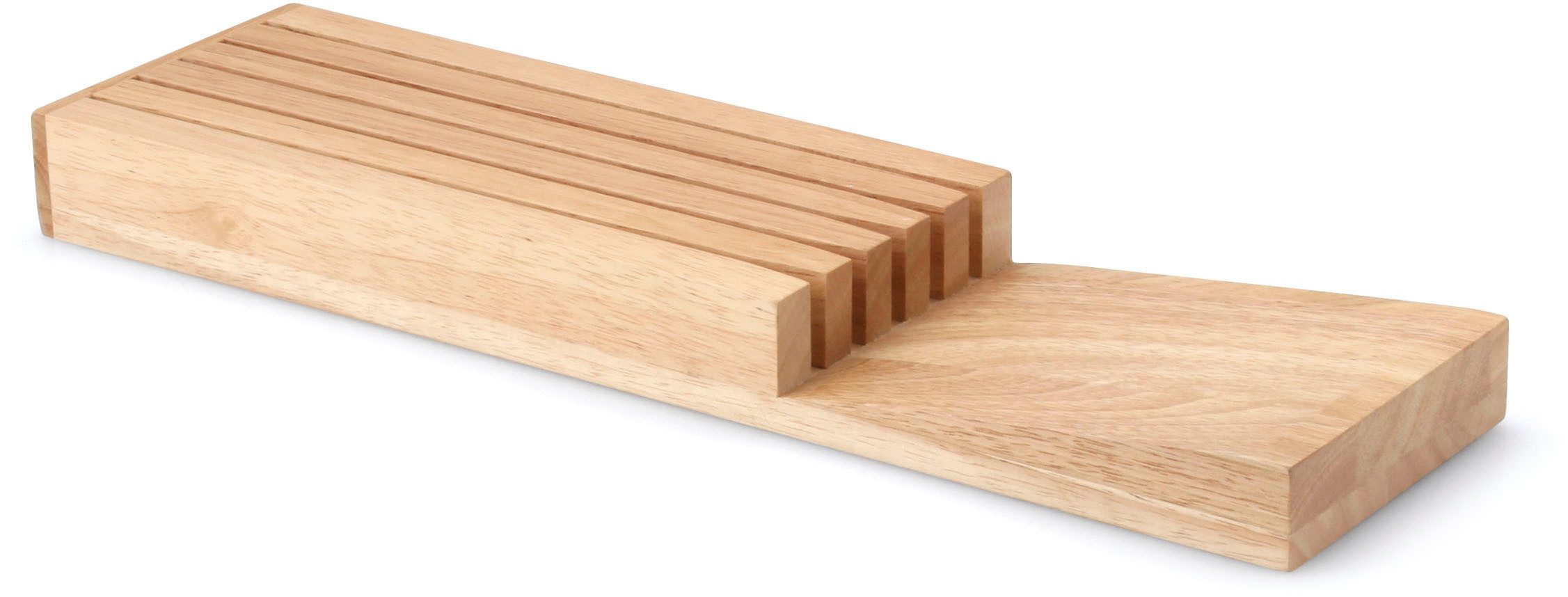 Continenta Messerblock (1tlg), für Schublade, Gummibaum 39x11x3,5