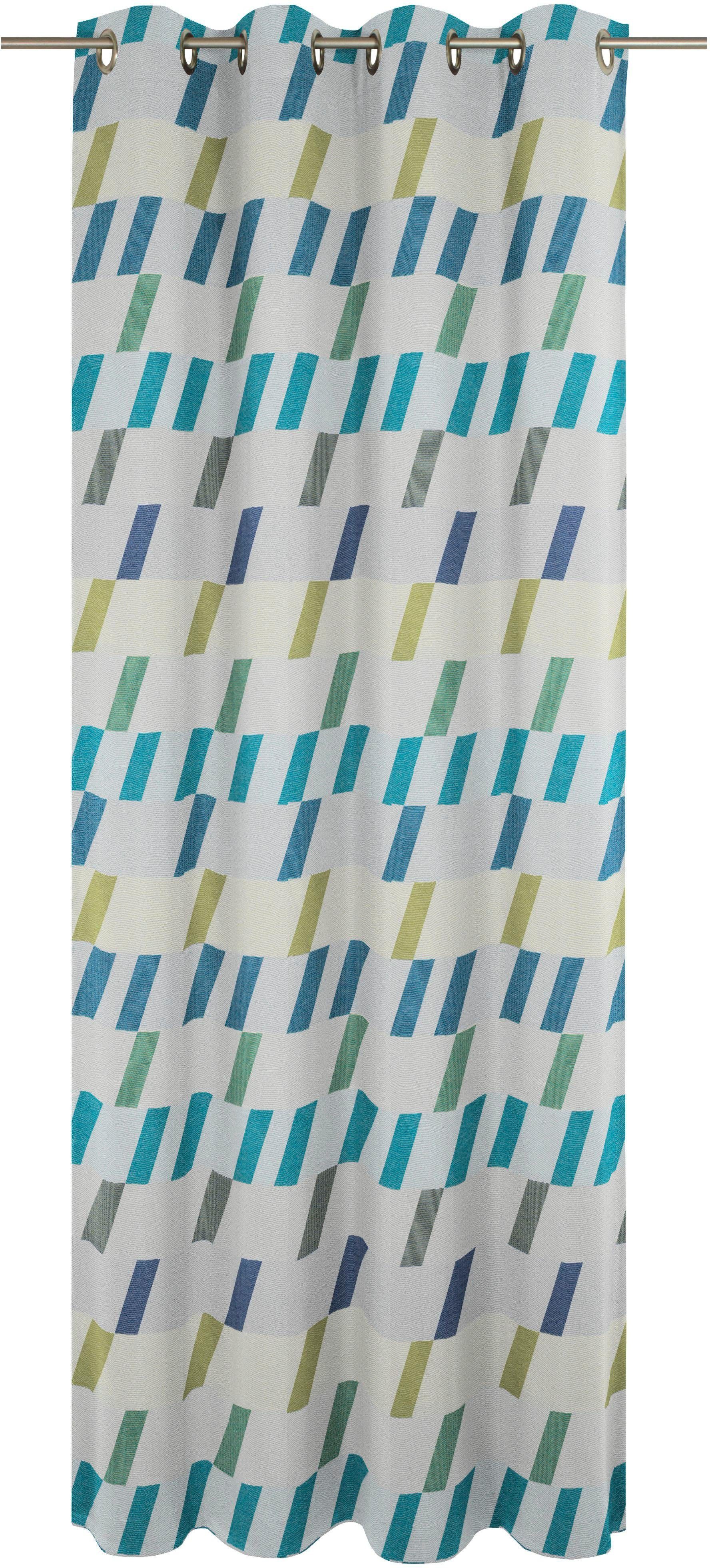 Wirth Vorhang Bray (1 St), Ösen, blickdicht, Jacquard