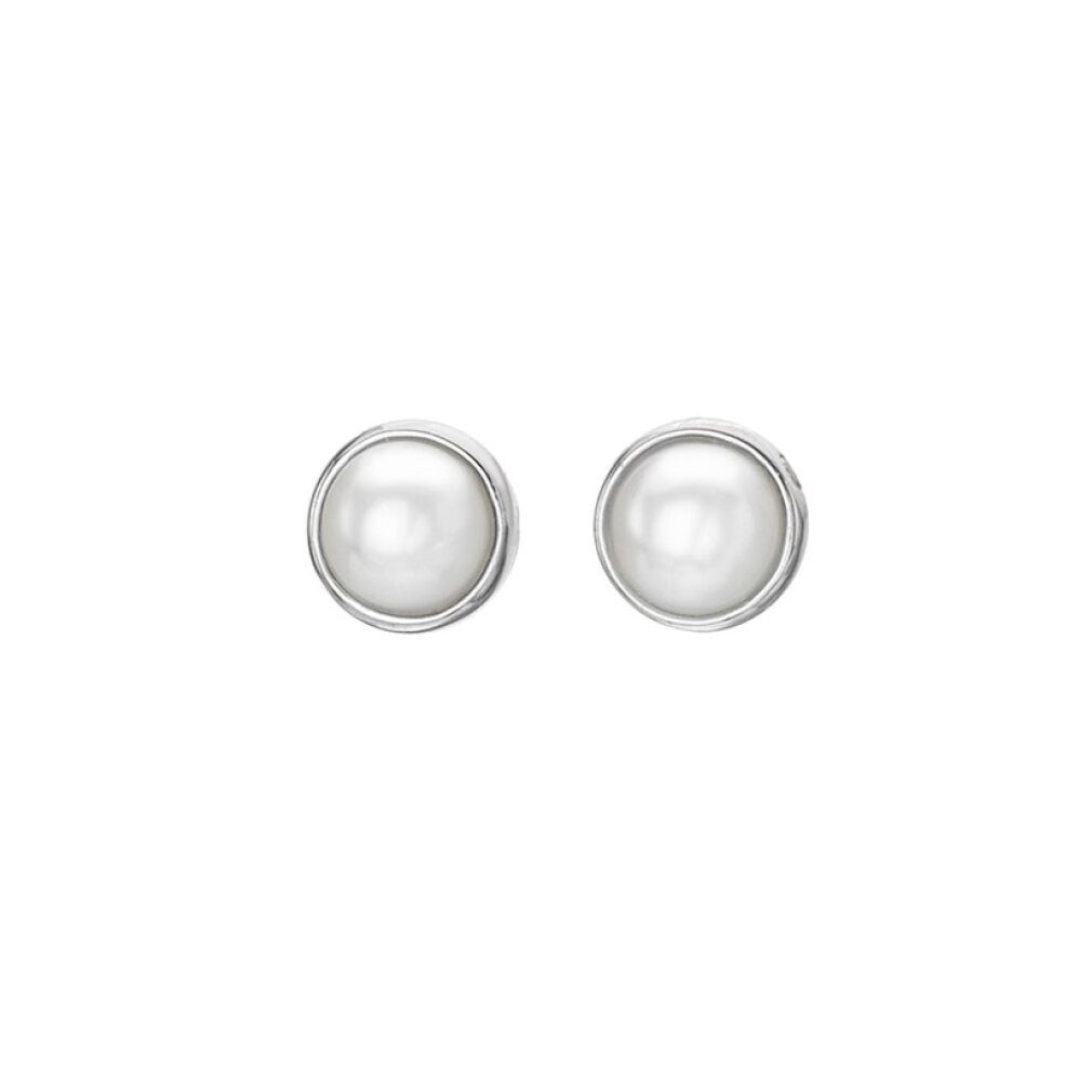 Diamond Ohrring-Set Charming silver earrings with s and pearls Amulets DE712