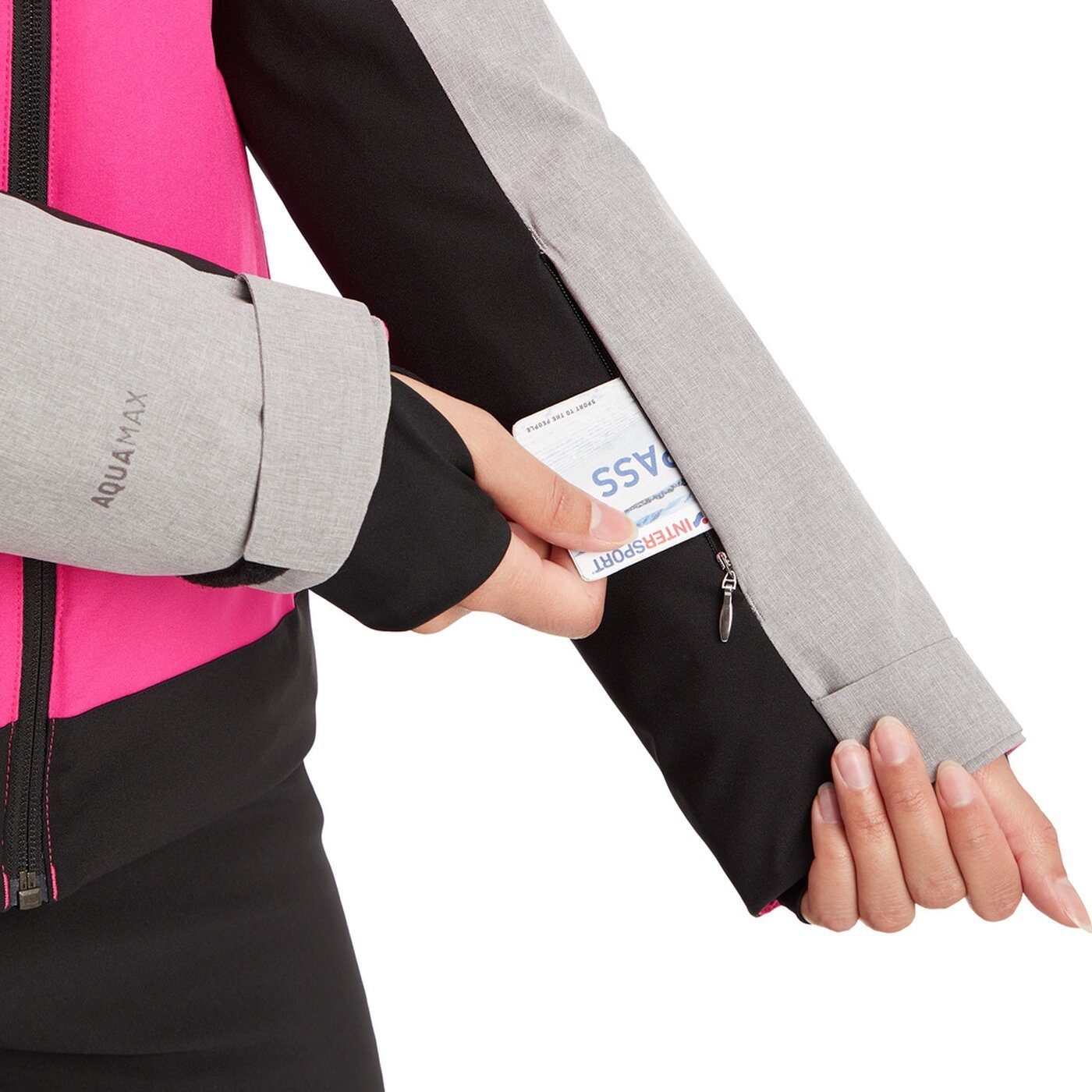 McKINLEY Anorak Da.-Jacke Helena wms 908 PINK DARK/MELANGE/BL