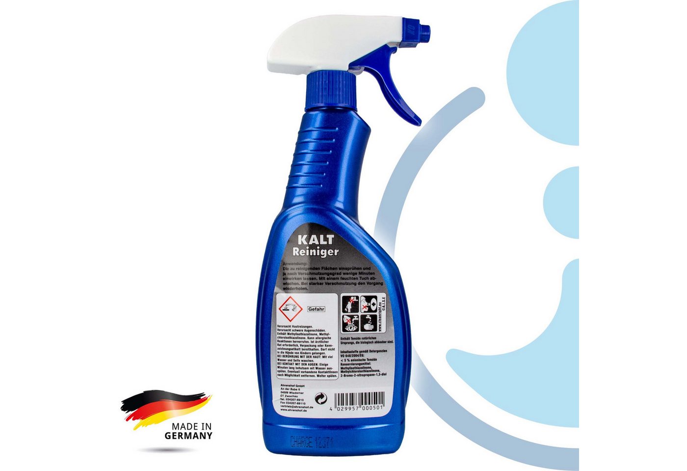 Thumbnail - Ahrenshof Kaltreiniger - 500 ml, fettlösend, löst grobe Verschmutzungen Allzweckreiniger