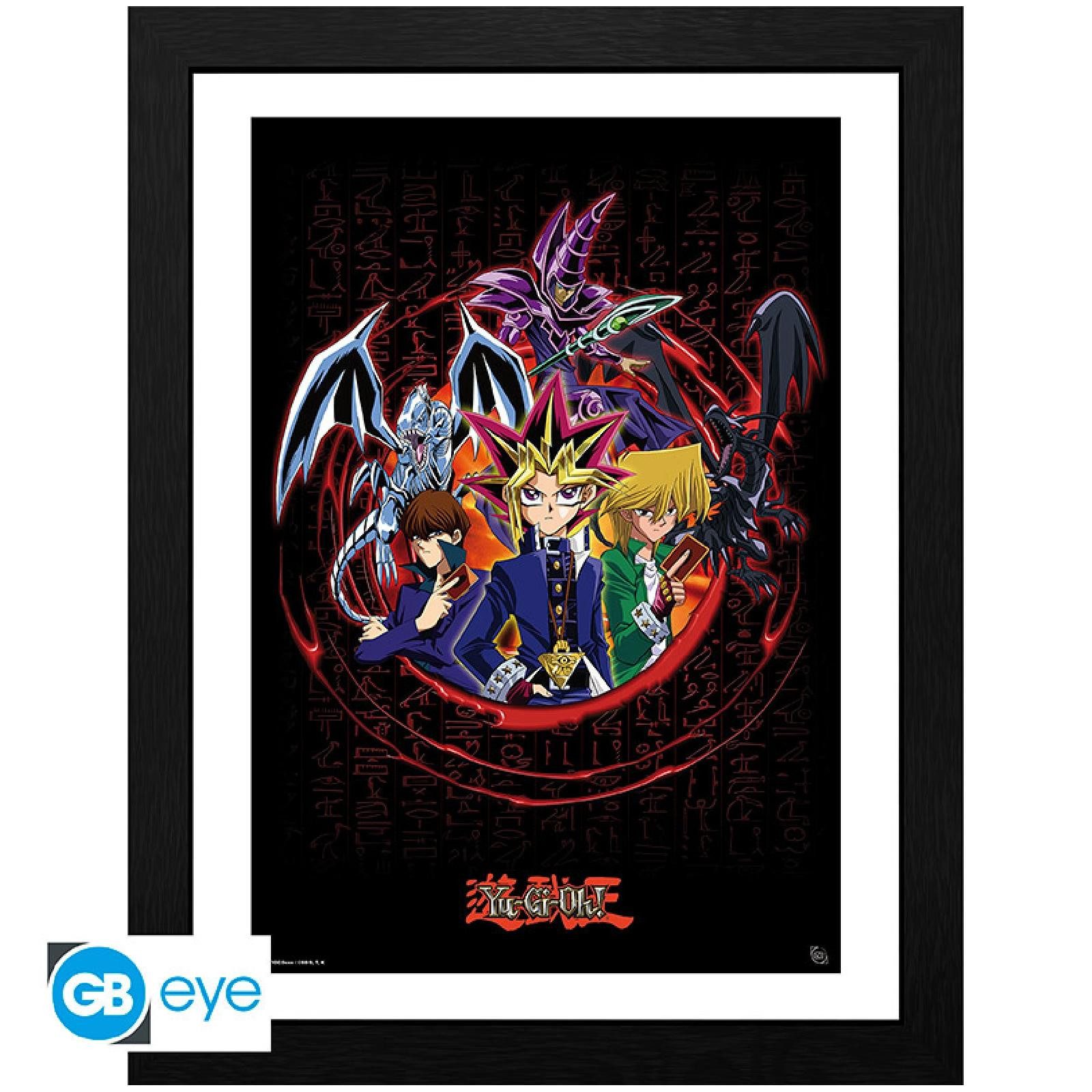 ABYstyle Poster YU-GI-OH! - Framed print Joey Yugi Kaiba