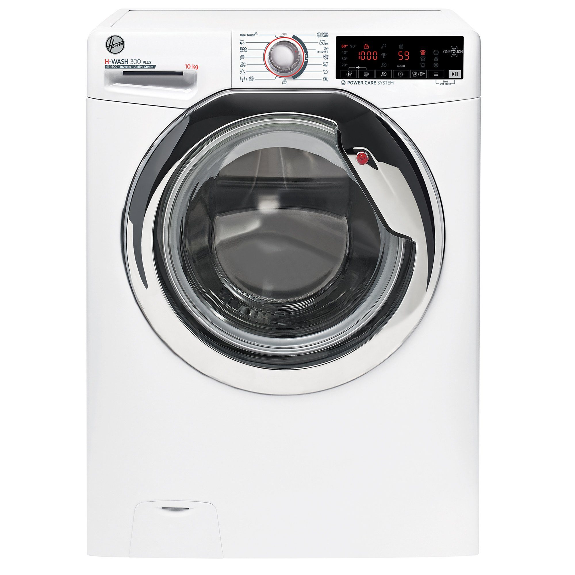 Hoover Waschmaschine weiss H3WS610TAMCE/1-S, 10 kg, 1600 U/min,  Mengenautomatik, Startzeitvorwahl (bis zu 24 Std), NFC-Technologie,  Inverter-Motor online kaufen | OTTO