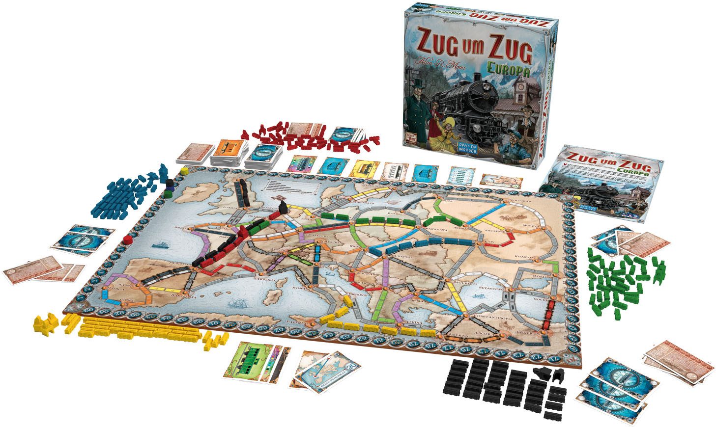 Asmodee Spiel Zug um Zug Europa, Familienspiel