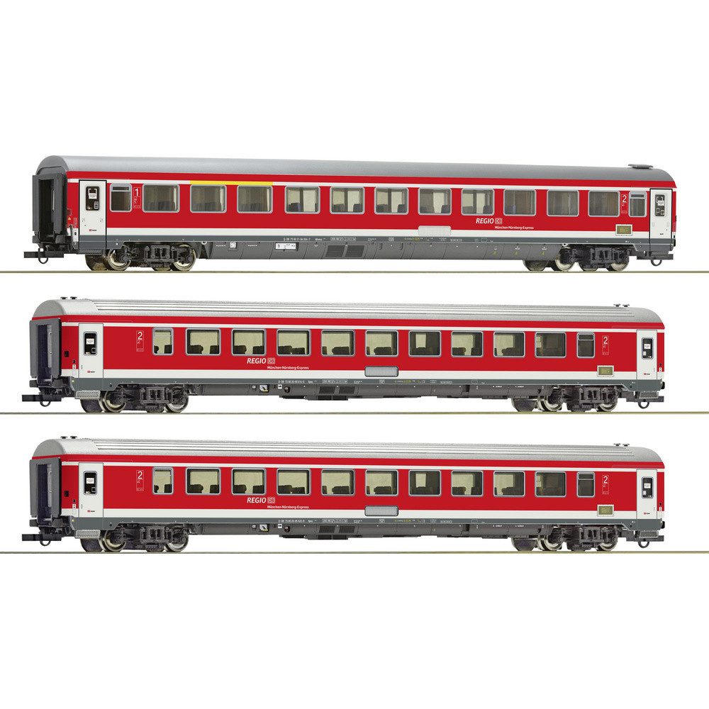 Roco Personenwagen Roco 6200096 H0 3er-Set Regio München-Nürnberg-Express der DB AG