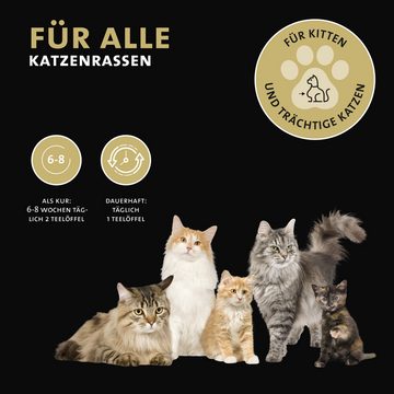 Peticare Futterbehälter Muskulatur & Aktiv Pulver-Mix für Katzen - petCat Health 3503, (125-tlg)