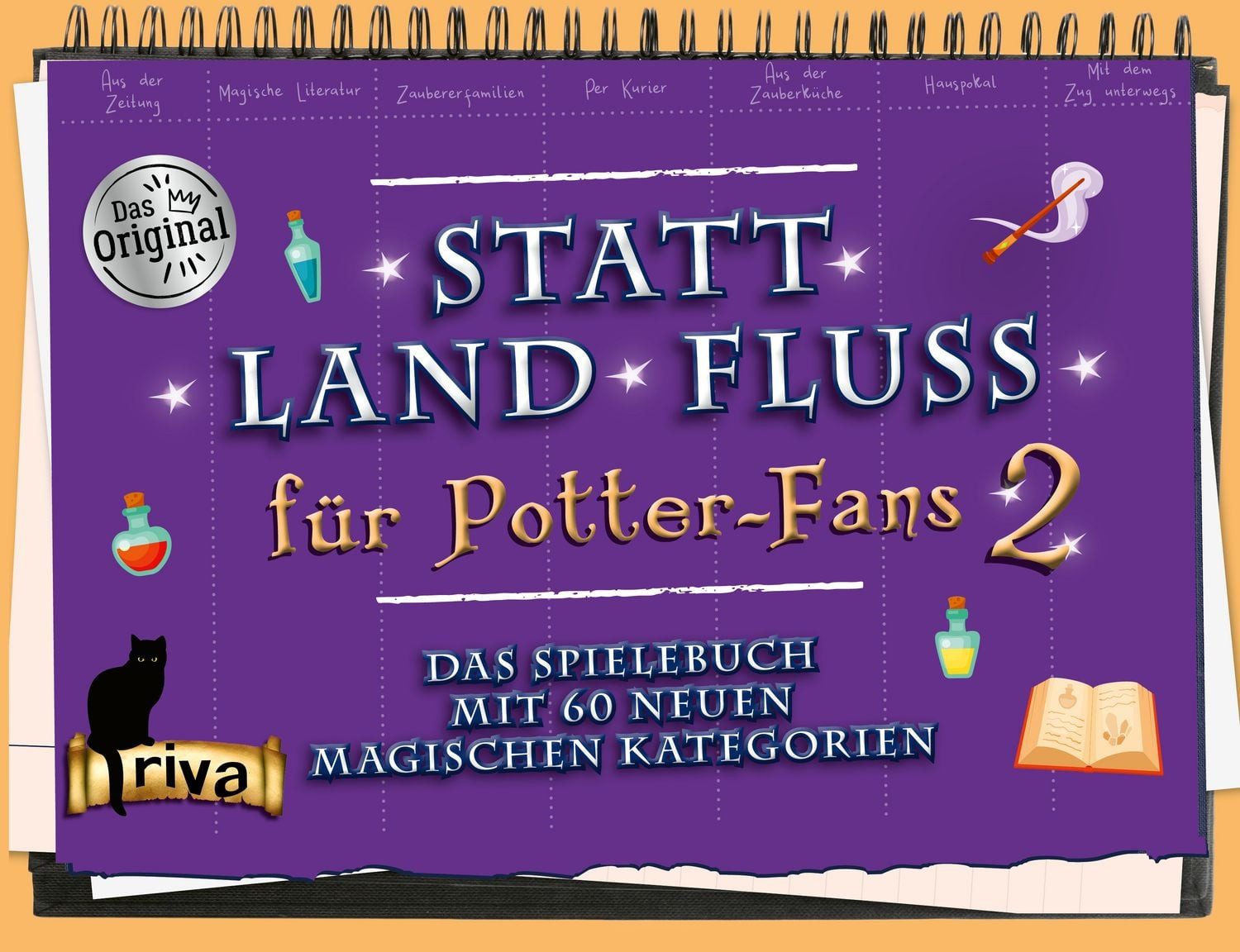 Belletristik Statt Land Fluss für Potter-Fans 2 Das Spielebuch mit 60 neuen magisch diverse