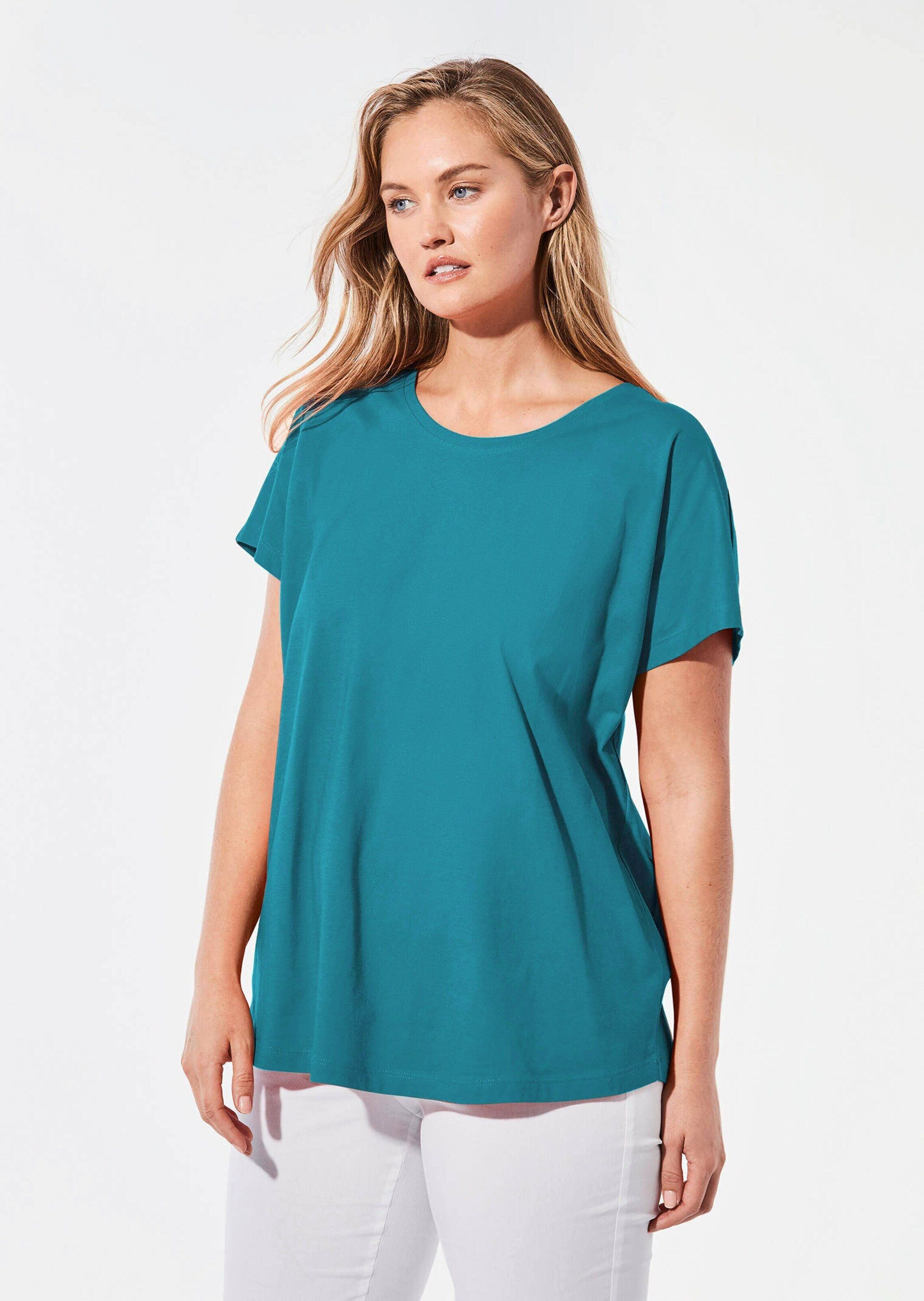 T-Shirt Lässiges Shirt mit Rundhalsausschnitt