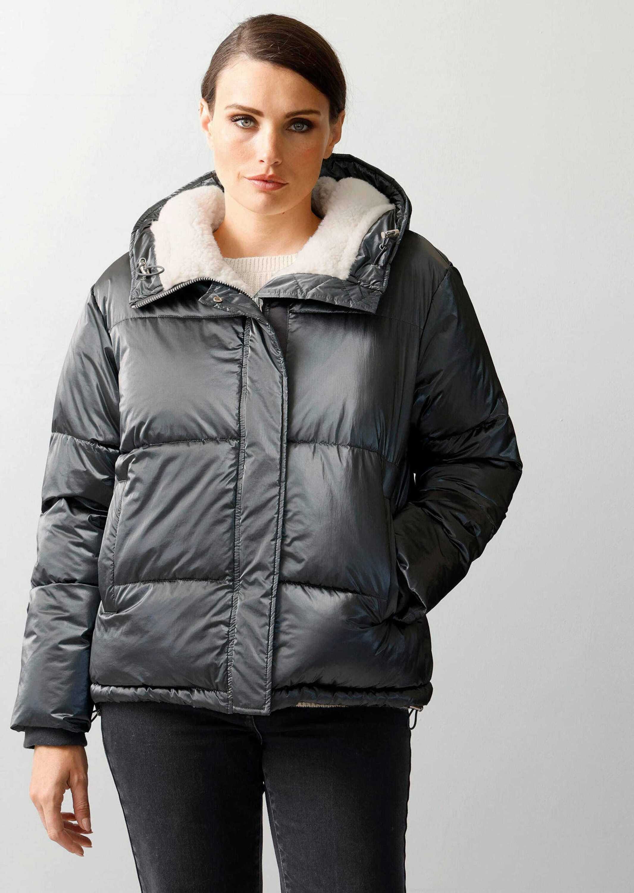 Steppjacke Steppjacke mit Teddyfell