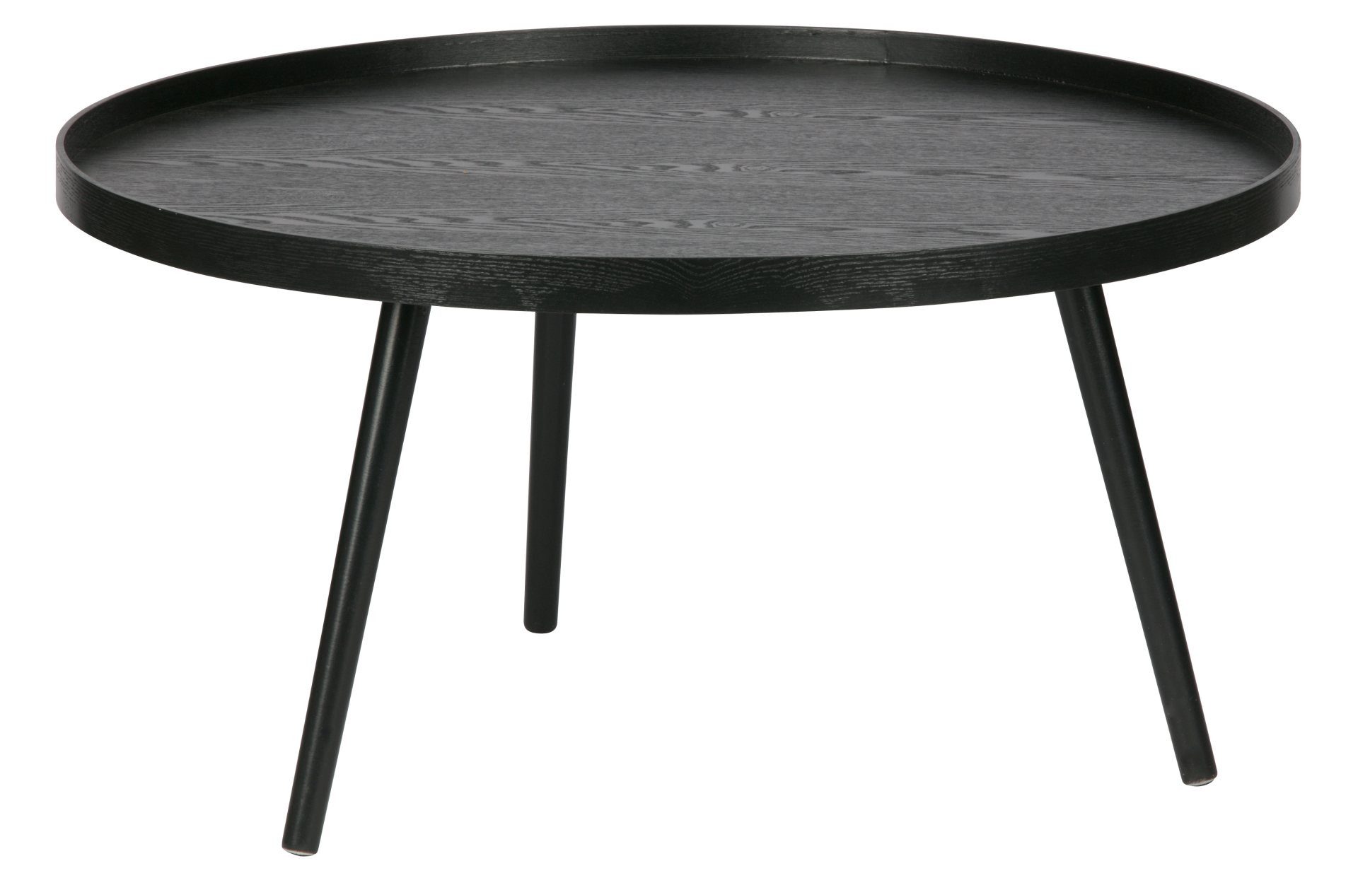 WOOOD Beistelltisch Mesa aus Holz, Schwarz, günstig online kaufen
