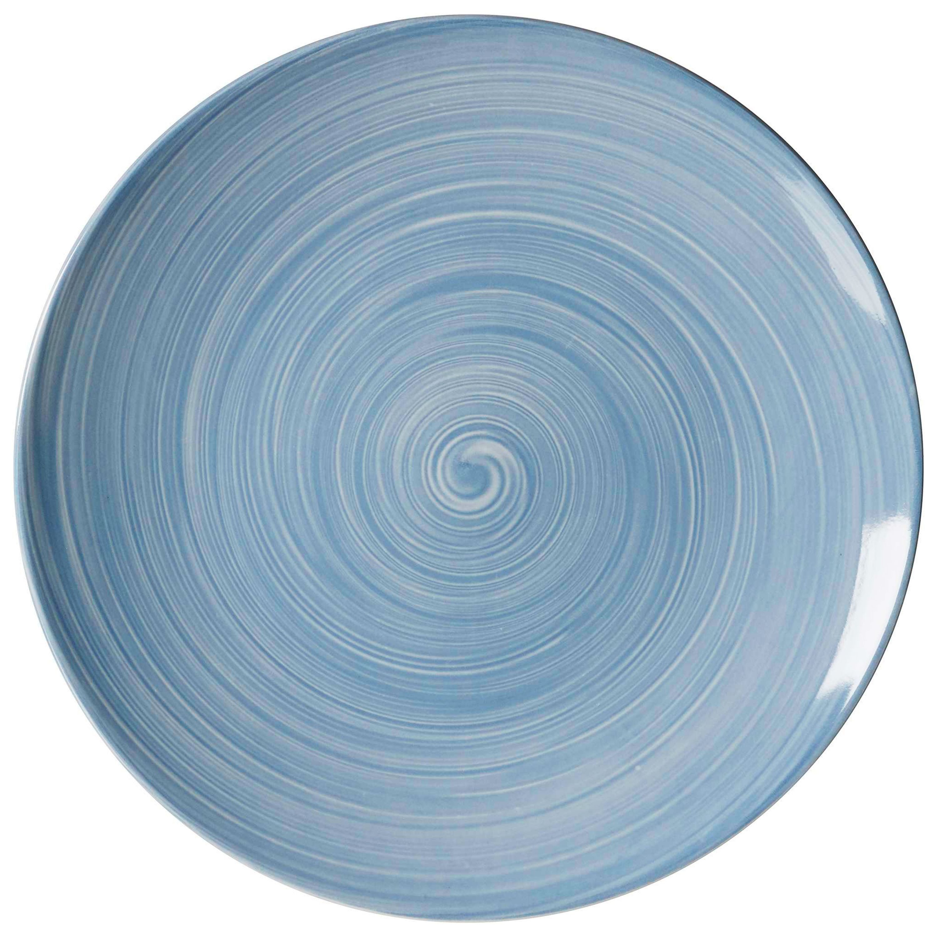 Ritzenhoff & Breker Speiseteller 4er Set Speiseteller Uni Blau Julia 26,5cm Ritzenhoff & Breker