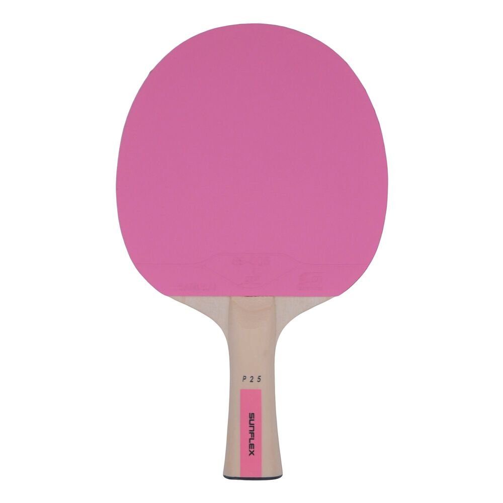 Sunflex Tischtennisschläger Tischtennisschläger Color Comp B25, Für Anfänger und Freizeitspieler Pink