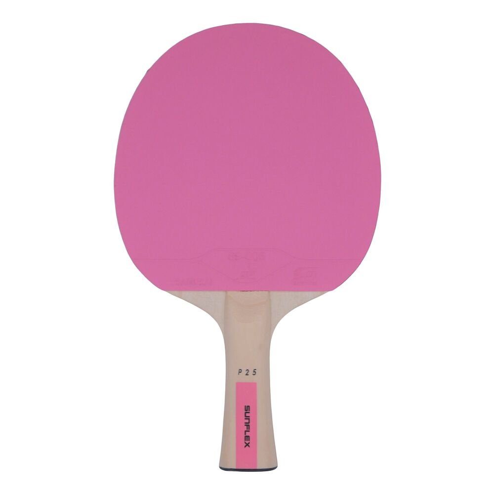 Sunflex Tischtennisschläger Color Comp Tischtennisschläger B25, und Anfänger Freizeitspieler Pink Für