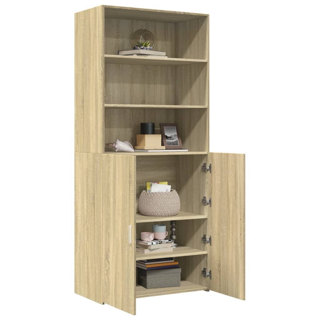 vidaXL Highboard Highboard Sonoma-Eiche 80x42,5x185 cm Holzwerkstoff (1 St) günstig online kaufen