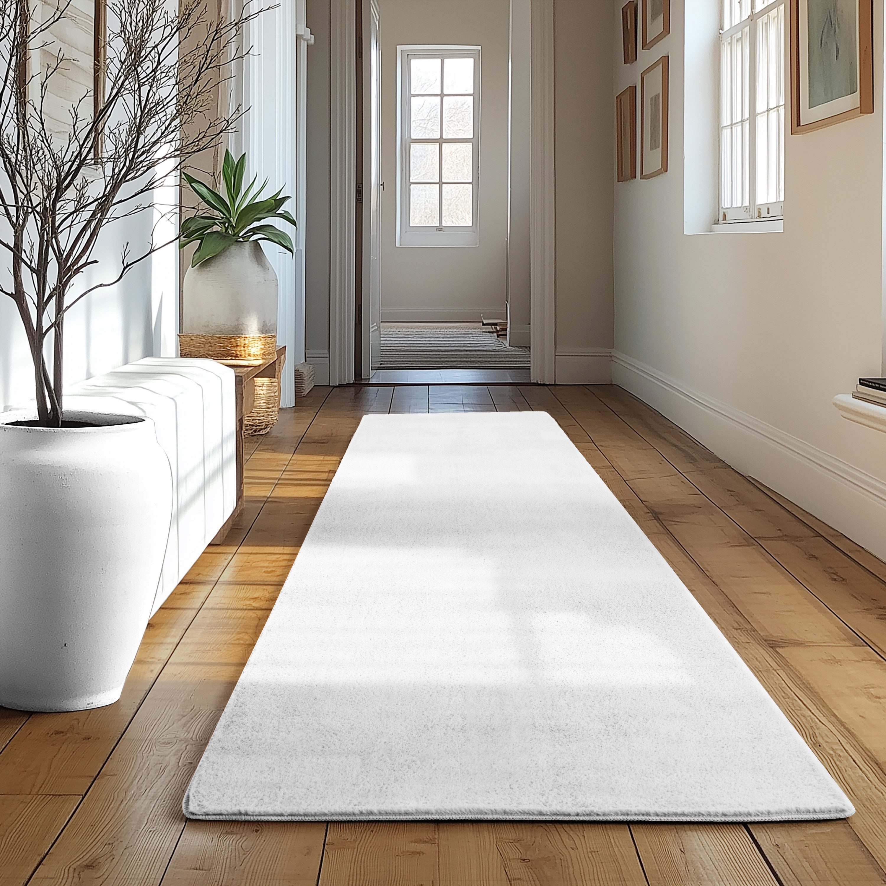 SIMPEX24 Teppich Unicolor - Einfarbig, Läufer, Höhe: 11 mm, Perfekt geeignet für Wohnzimmer, Schlafzimmer,Kinderzimmer