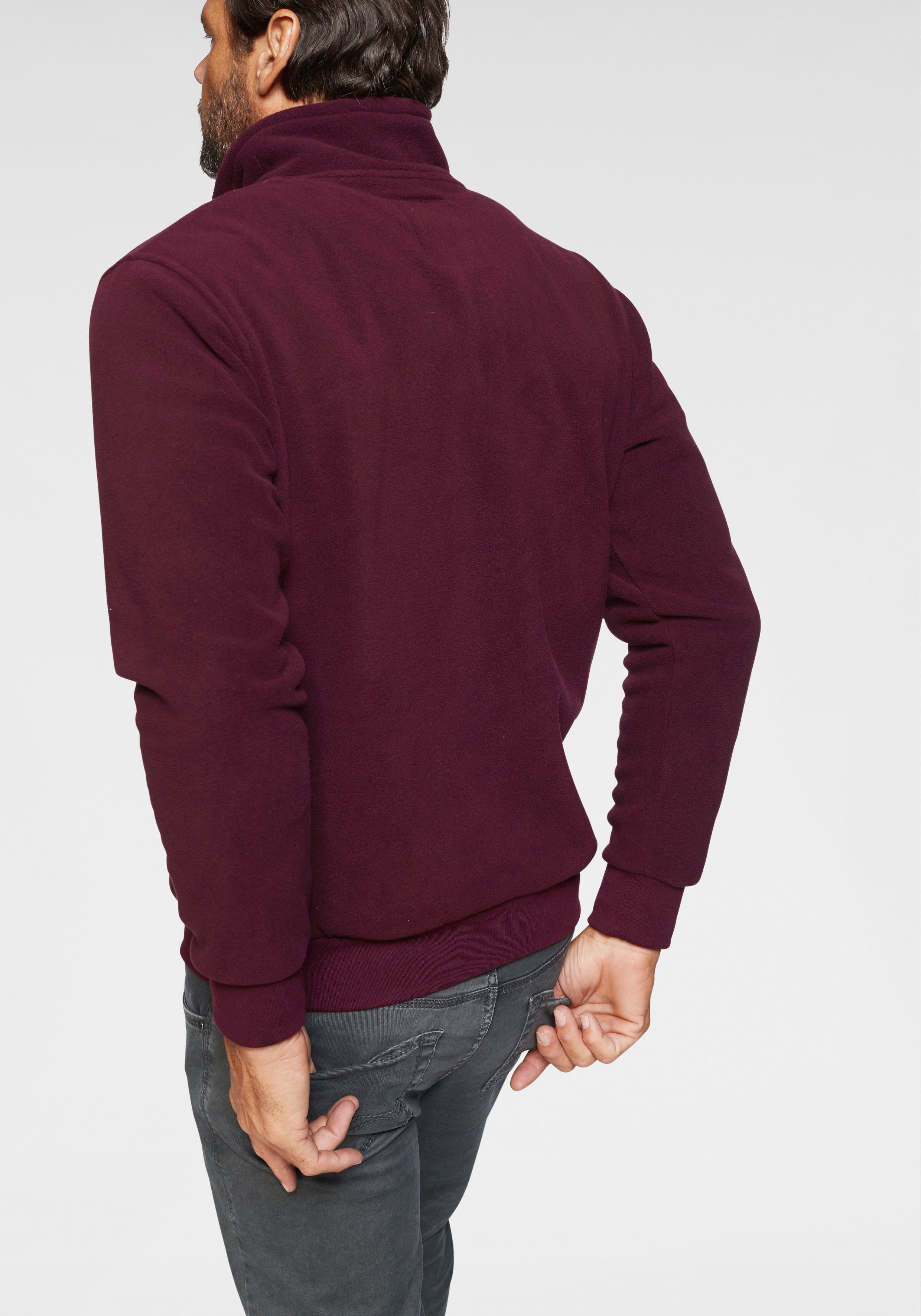 Man's World Fleecepullover für die Übergangszeit günstig online kaufen