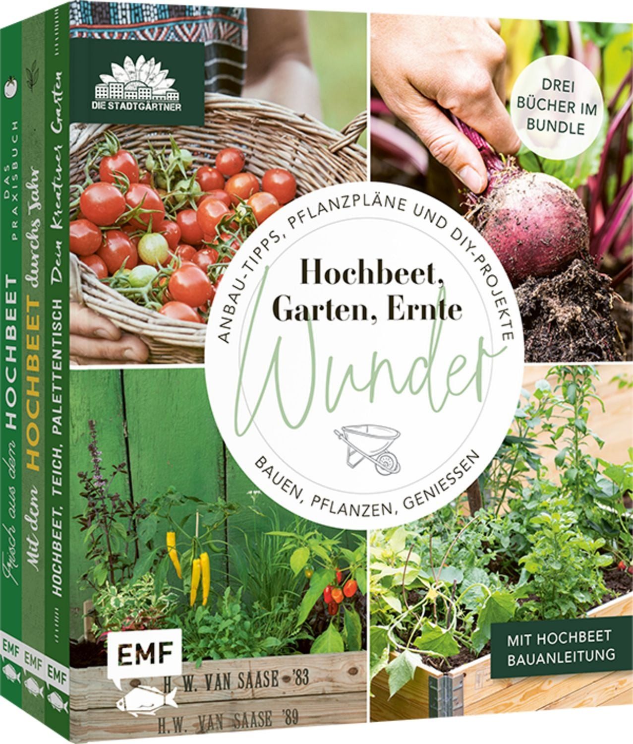 Garten, Hochbeet, Ernte-Wunder – Drei Bücher im Bundle / Die Stadtgärtner