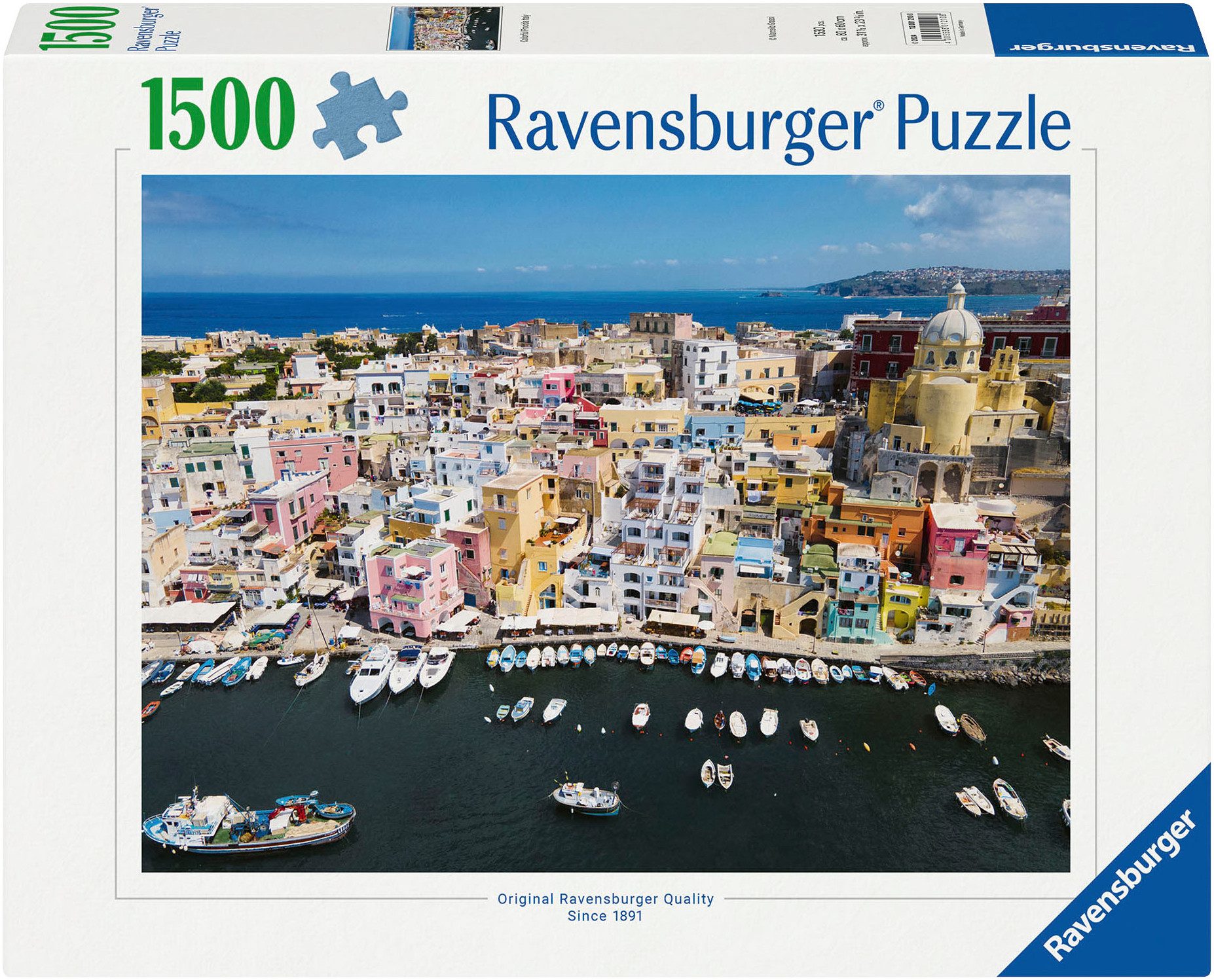 Ravensburger Puzzle Buntes Procida Italien, 1500 Puzzleteile, Made in Germa günstig online kaufen