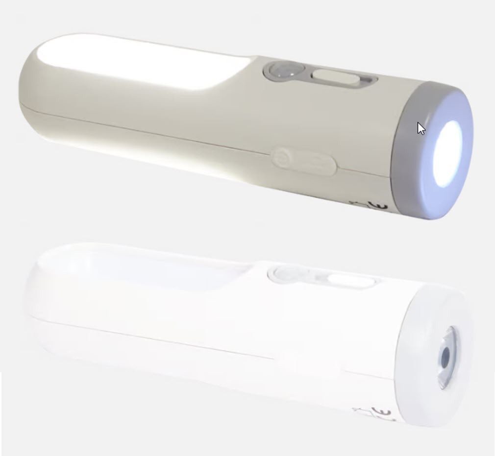 ZD Trading LED Nachtlicht Nachtlicht mit Sensor aufladbar 80+100 Lumen