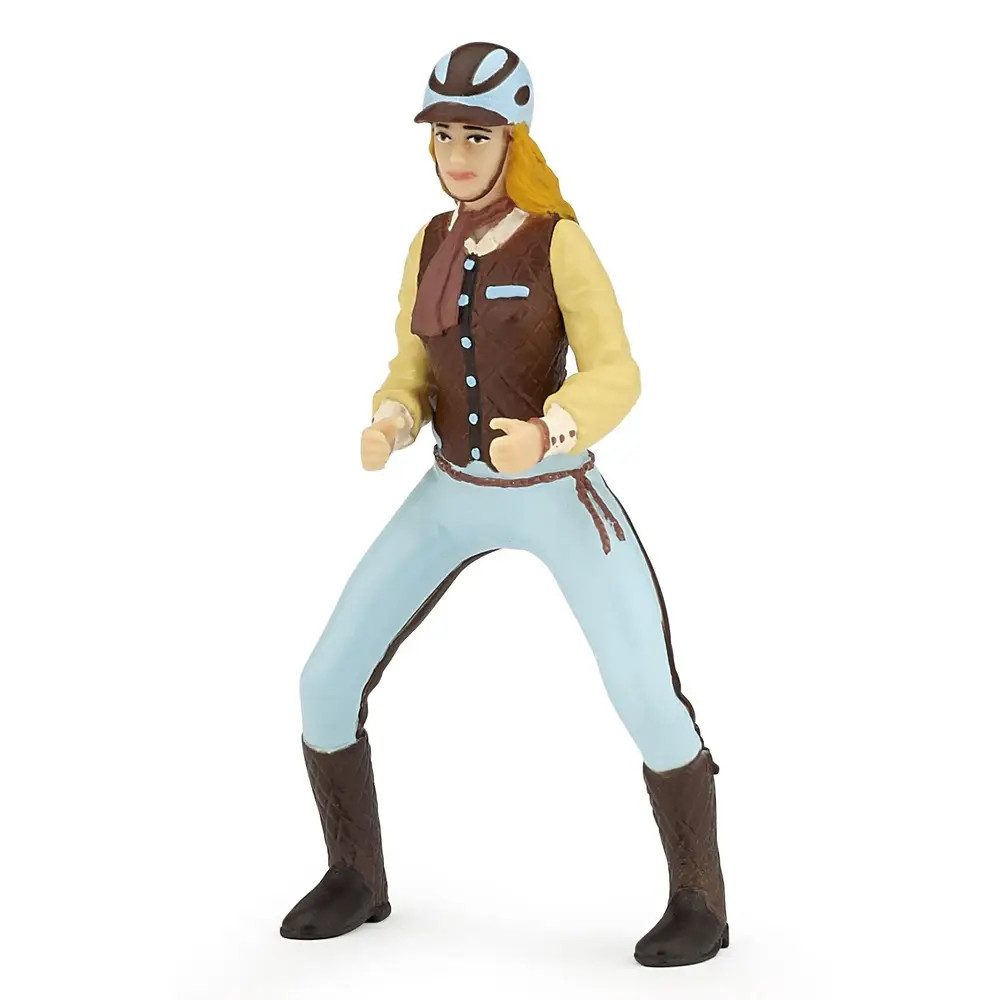 papo Actionfigur Papo 52009 Reiterin fashion blau