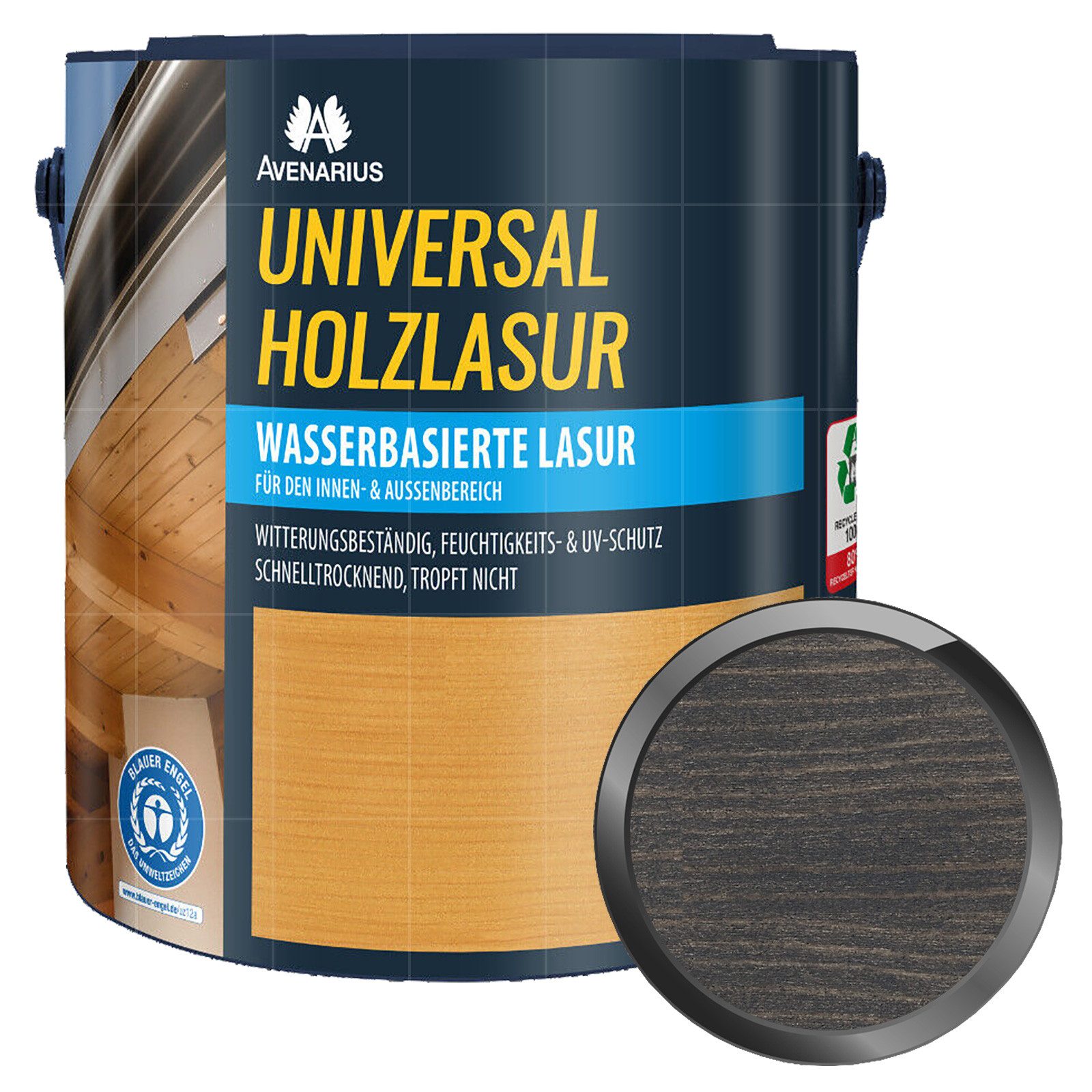 Avenarius Holzschutzlasur Universal Holzlasur - 5 Ltr
