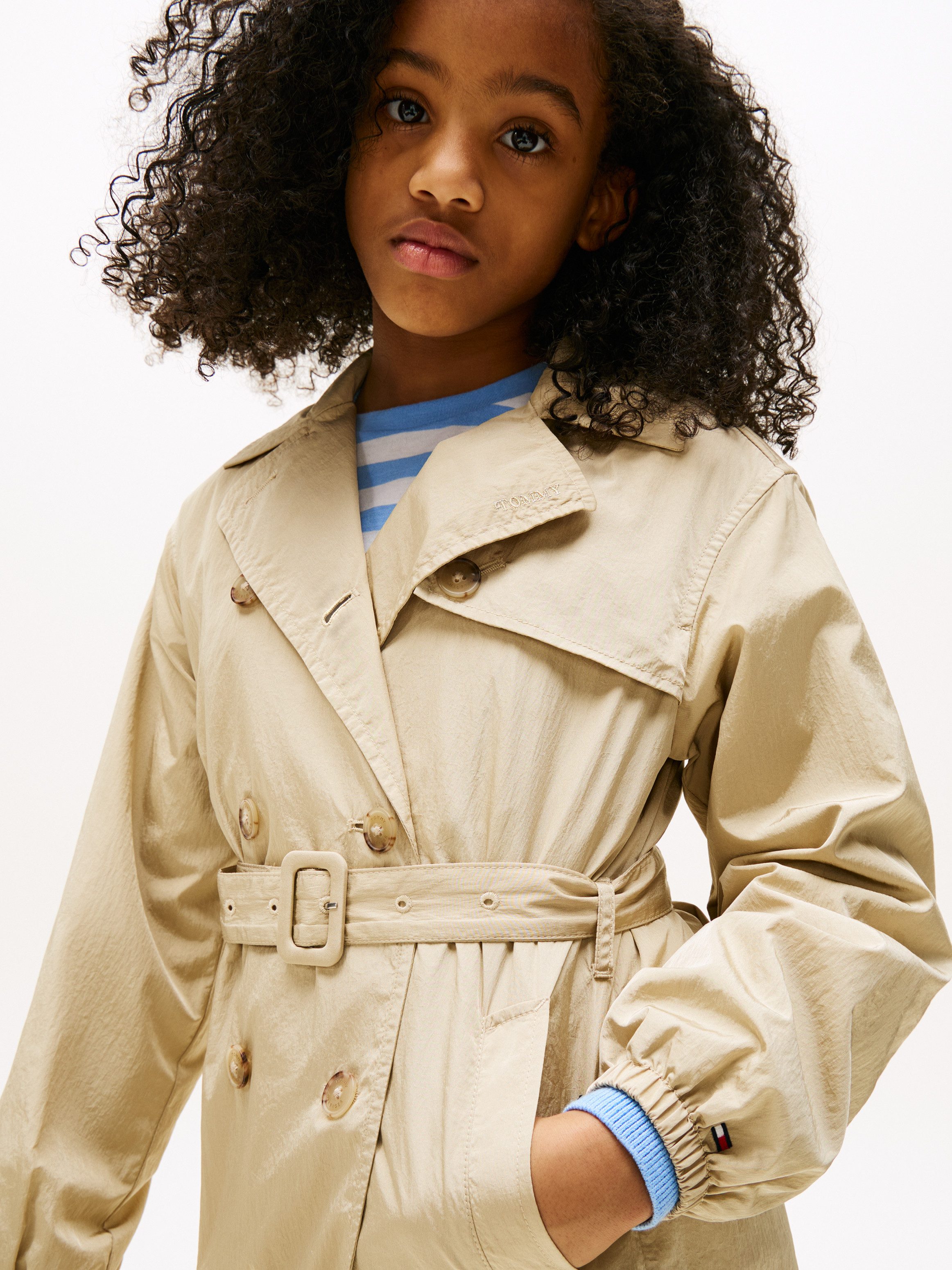 Tommy Hilfiger Trenchcoat NYLON TRENCH COAT für Kinder bis 16 Jahre