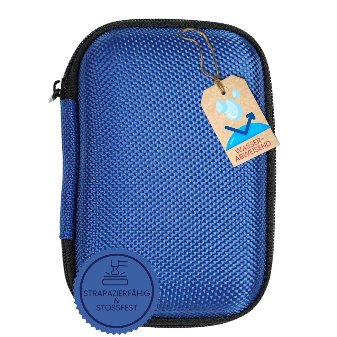 Blutzuckermessgerät caseroxx Blutzuckermessgerät Tasche für Freestyle Libre 1 / 2 / 3