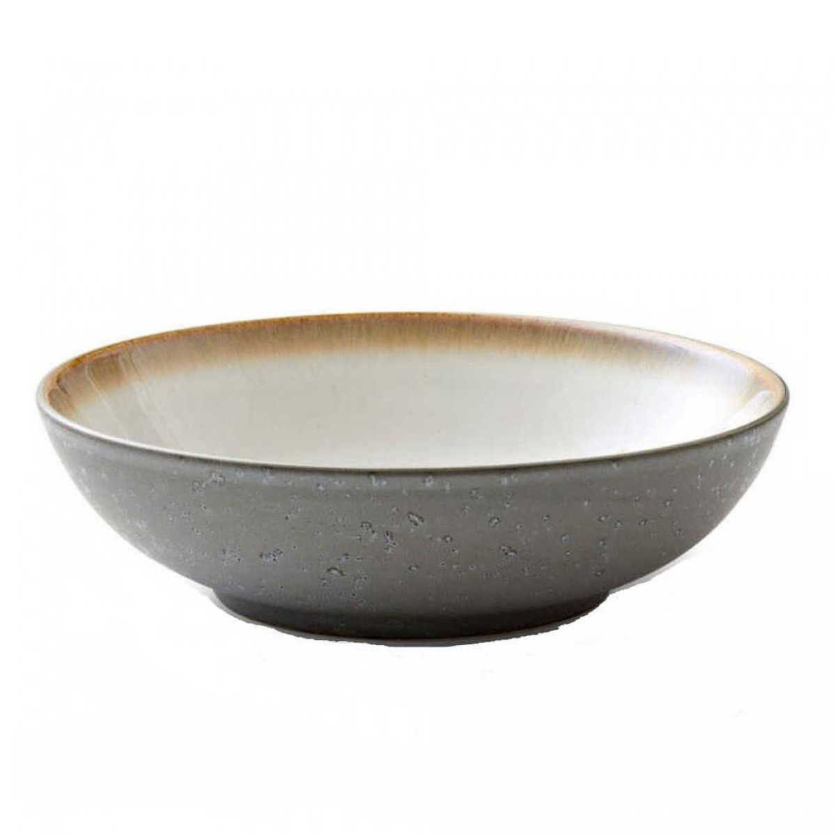 Bitz Schale Gastro grey / cream, Steinzeug, d: 24 cm / h: 6 cm