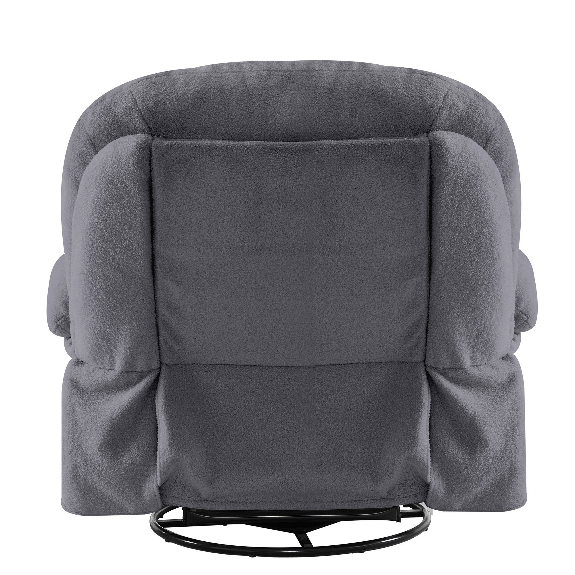 Relaxsessel TV-Sessel Ulife Loungesessel, Timer Grau Drehfunktion 360°-Drehsessel mit Sessel und Massagesessel 360°