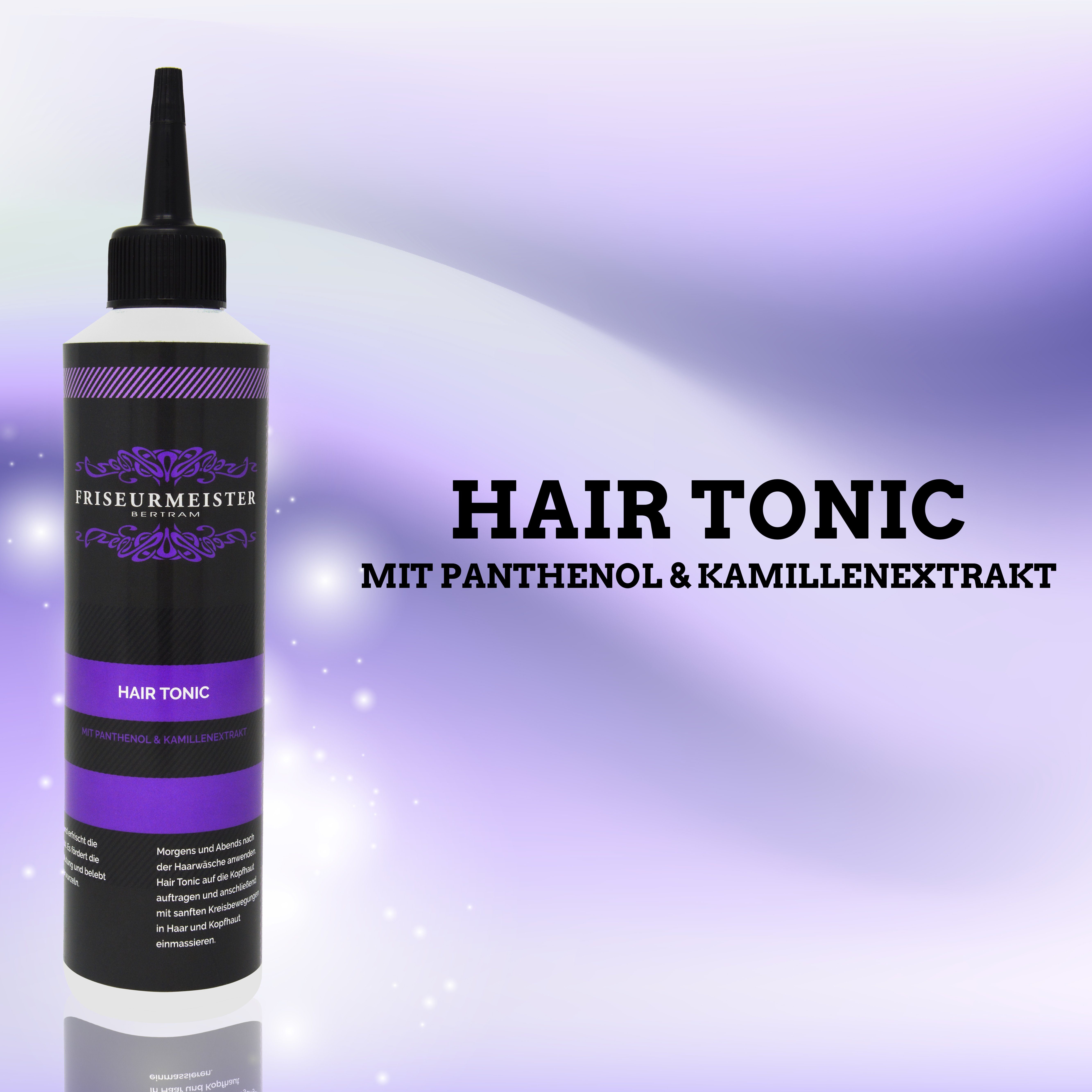 Kamillenextrakt alle Friseurmeister mit Panthenol Tonic Haartypen und 250ml Hair Haarfluid für