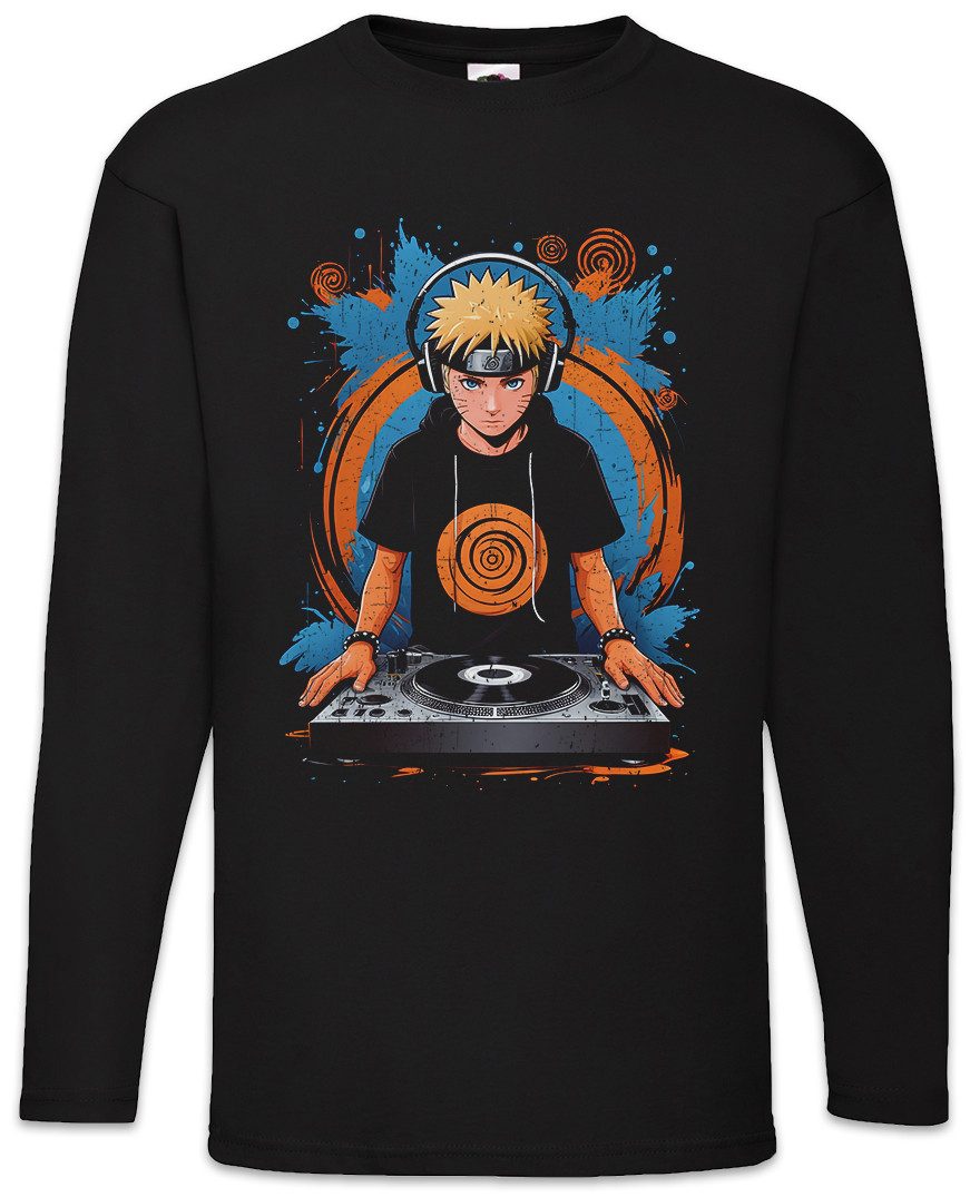 Urban Backwoods Langarmshirt Ninja DJ Langarm T-Shirt Shinobi System Anime günstig online kaufen