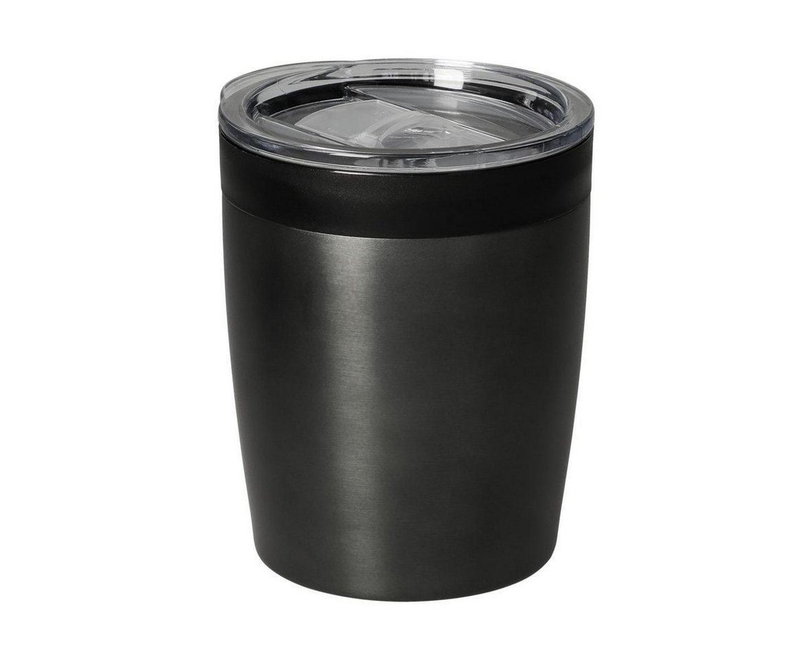 elasto Thermobecher 280 ml Kaffeebecher To-Go Trinkbecher aus Edelstahl doppelwandig, Made in Germany, BPA-frei, 100% recyclebar, Heißgetränke, Teebecher