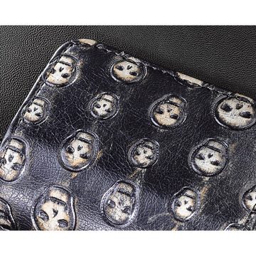 Hama Konsolen-Tasche Etui Steelware Totenkopf Tasche Schutz-Hülle, gepolstertes Zubehör-Fächer, für Sony Playstation Vita und Zubehör