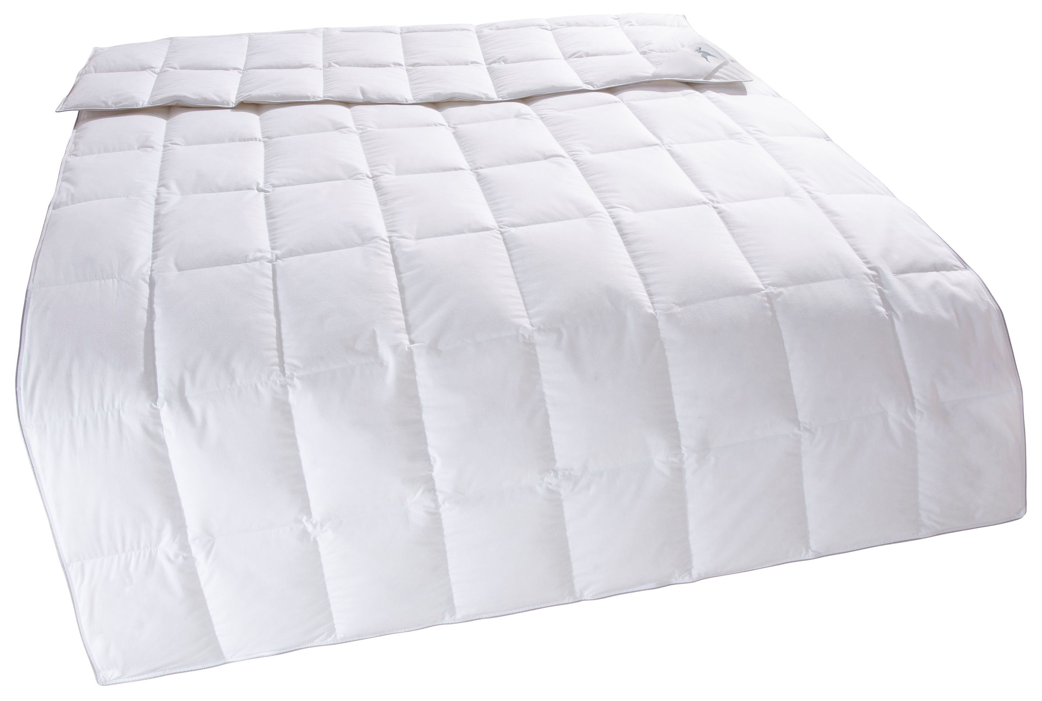 Daunenbettdecke + Sommer die Bezug: optimale Baumwolle, Winter bis 1 Bettdecke Kissen aus von Bettdecke 1 und Kissen, Lodiken, mit Kopfkissen, Älgdröm, 100% Set