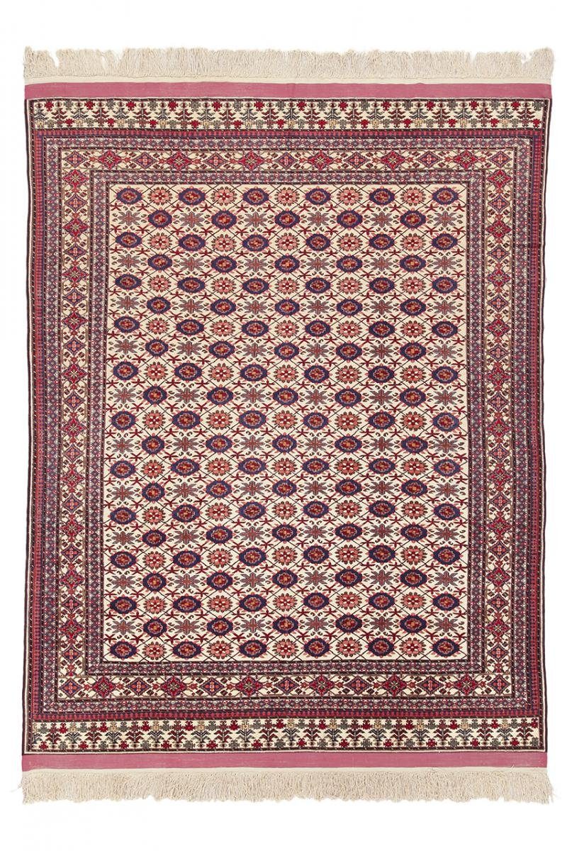 Seidenteppich Afghan Seide 208x262 Handgeknüpfter Orientteppich, Nain Trading, rechteckig, Höhe: 5 mm