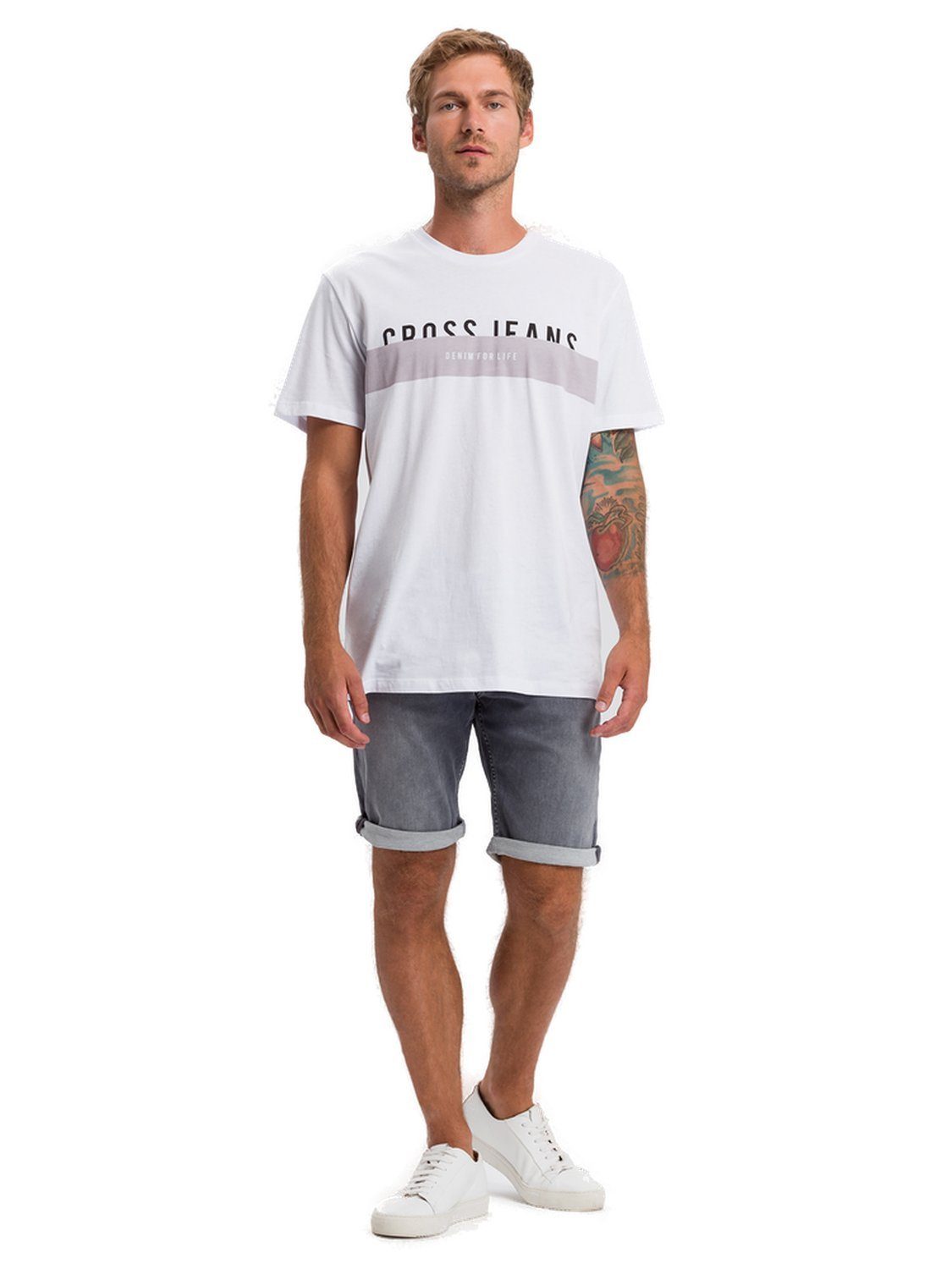 CROSS JEANS® Jeansshorts LEOM mit Stretch günstig online kaufen