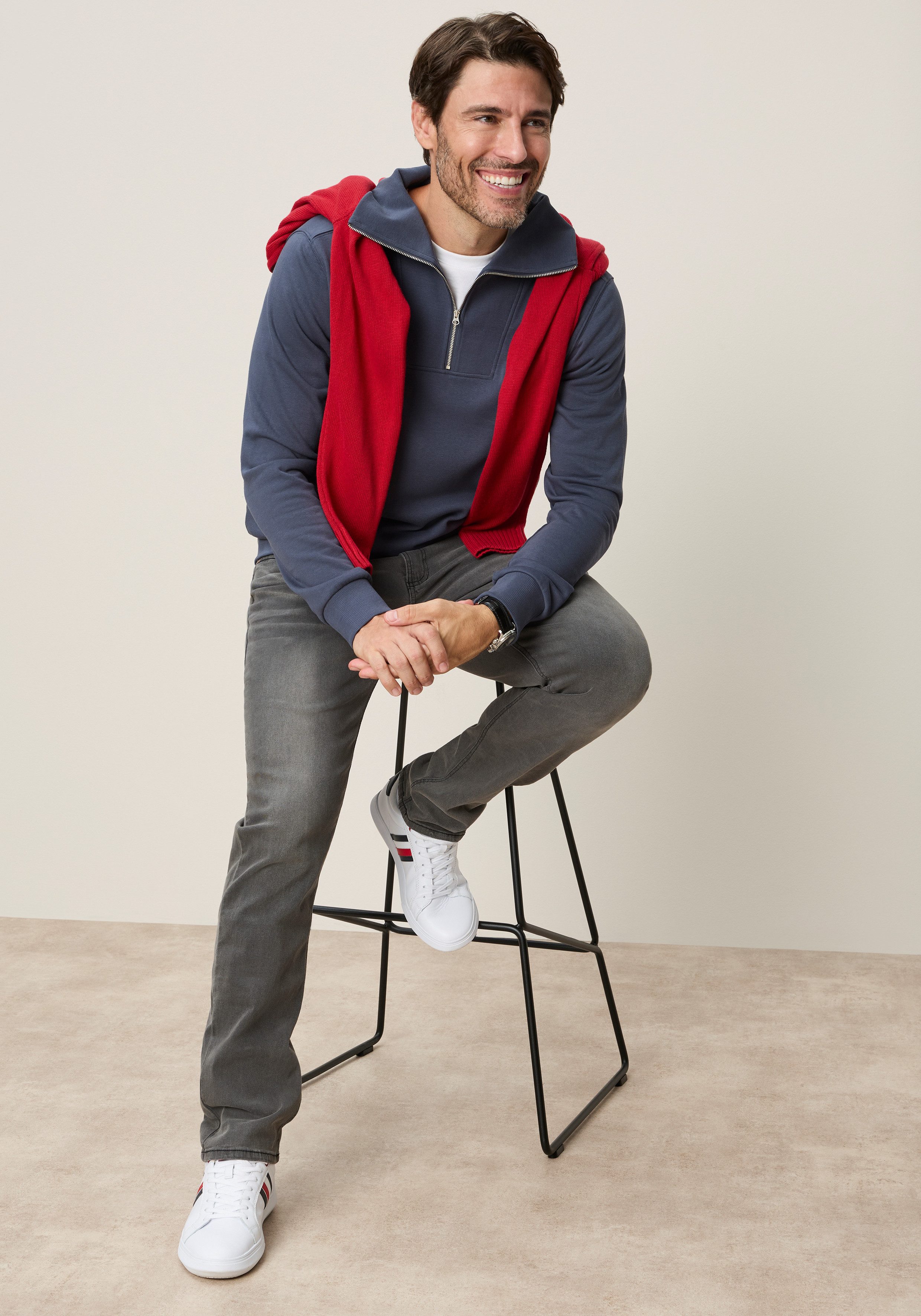 Man's World Sweatshirt Trend: Troyer mit maritimer Note – lässig, unkompliziert, vielseitig – Bild 4 von 5
